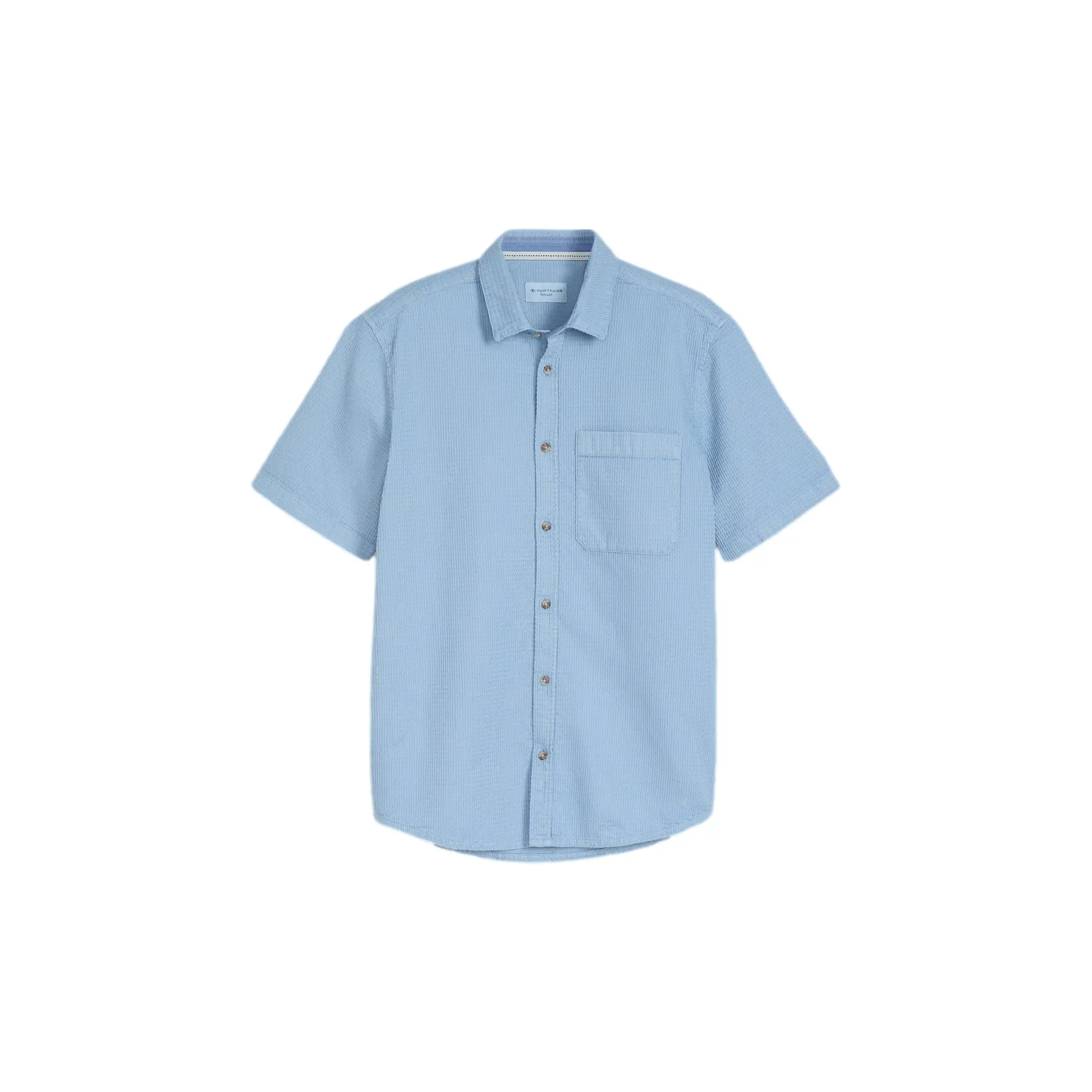 Shirt With Textured Structure Tom Tailor Regular Fit