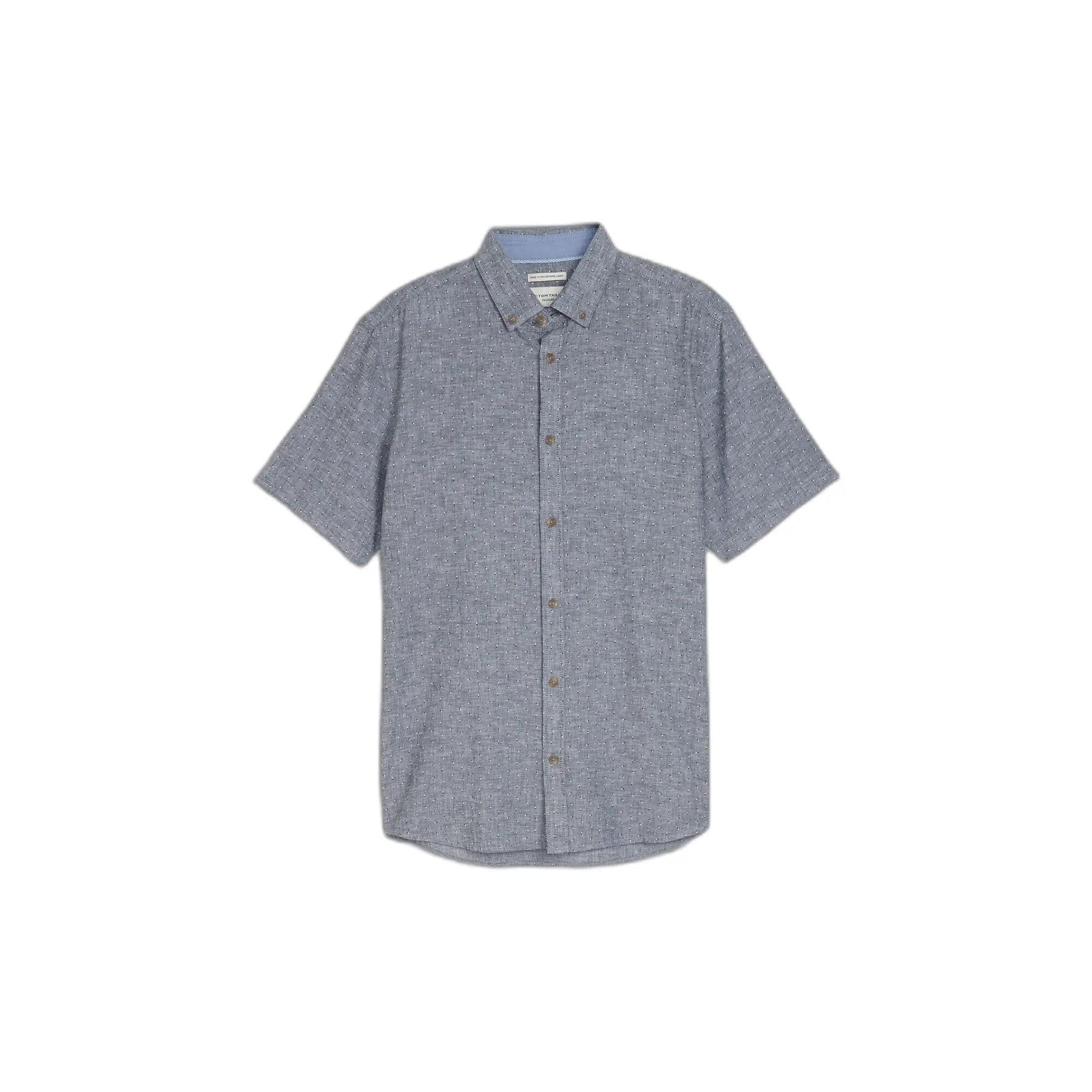 Cotton-Linen Shirt Tom Tailor