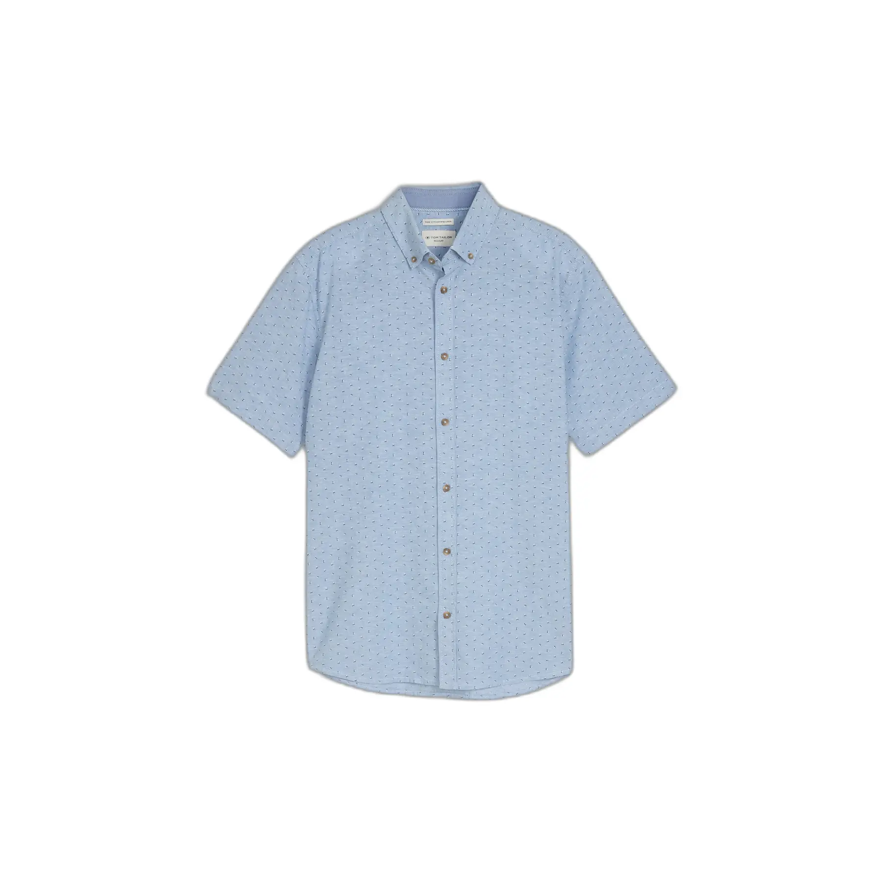 Cotton-Linen Shirt Tom Tailor