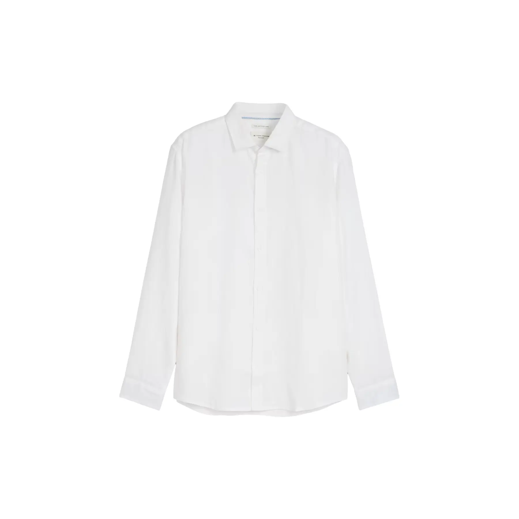 Langarmhemd aus Leinen Tom Tailor Regular Fit