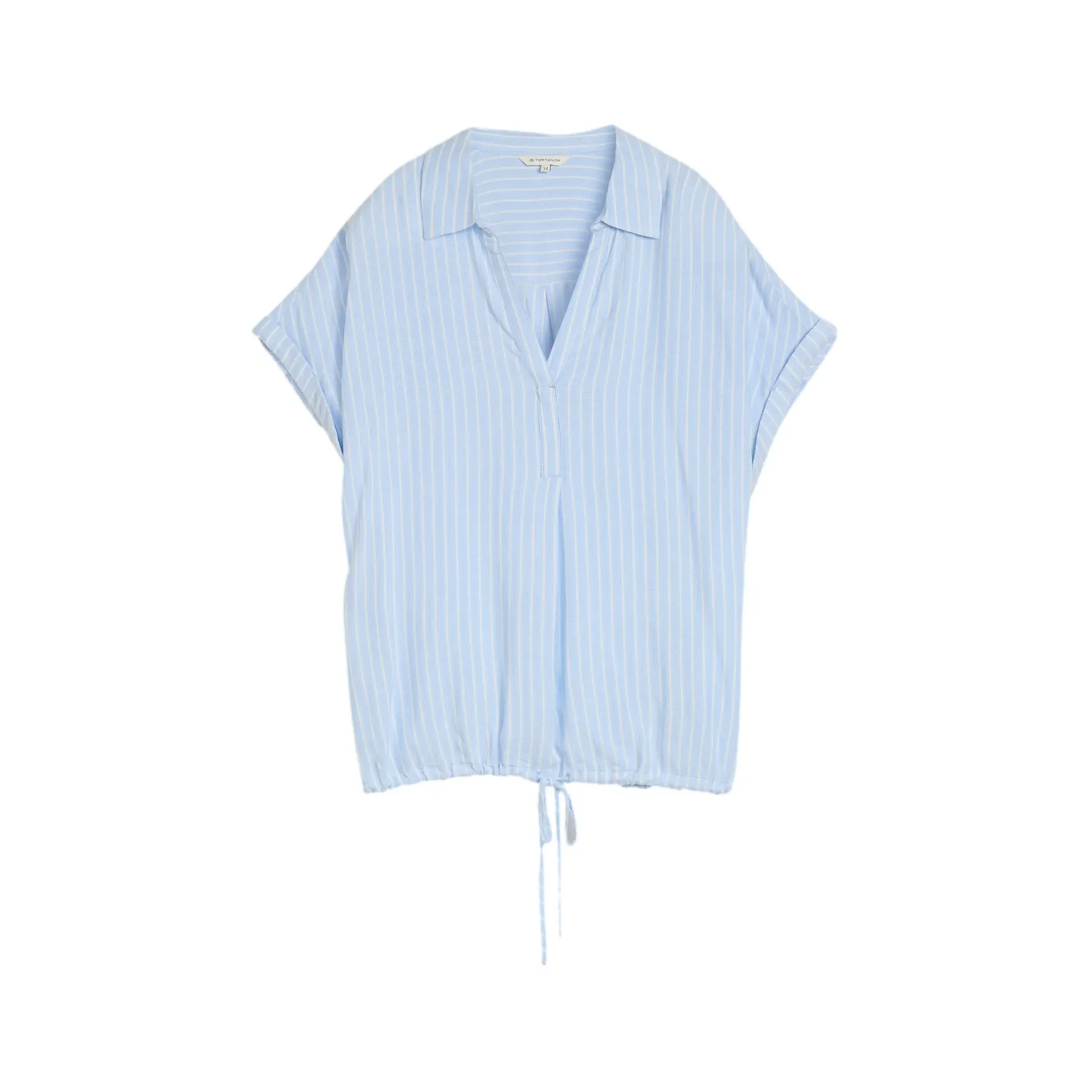 Women's Short Sleeve Striped Blouse Tom Tailor