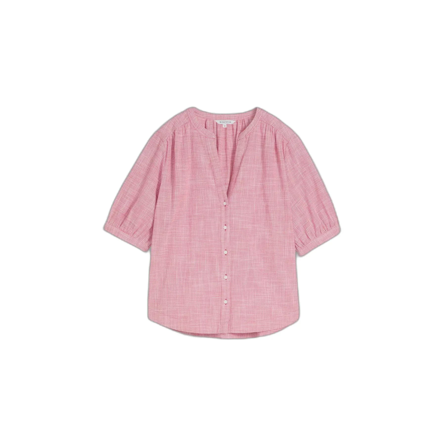 Buttoned Cotton Blouse For Women Tom Tailor