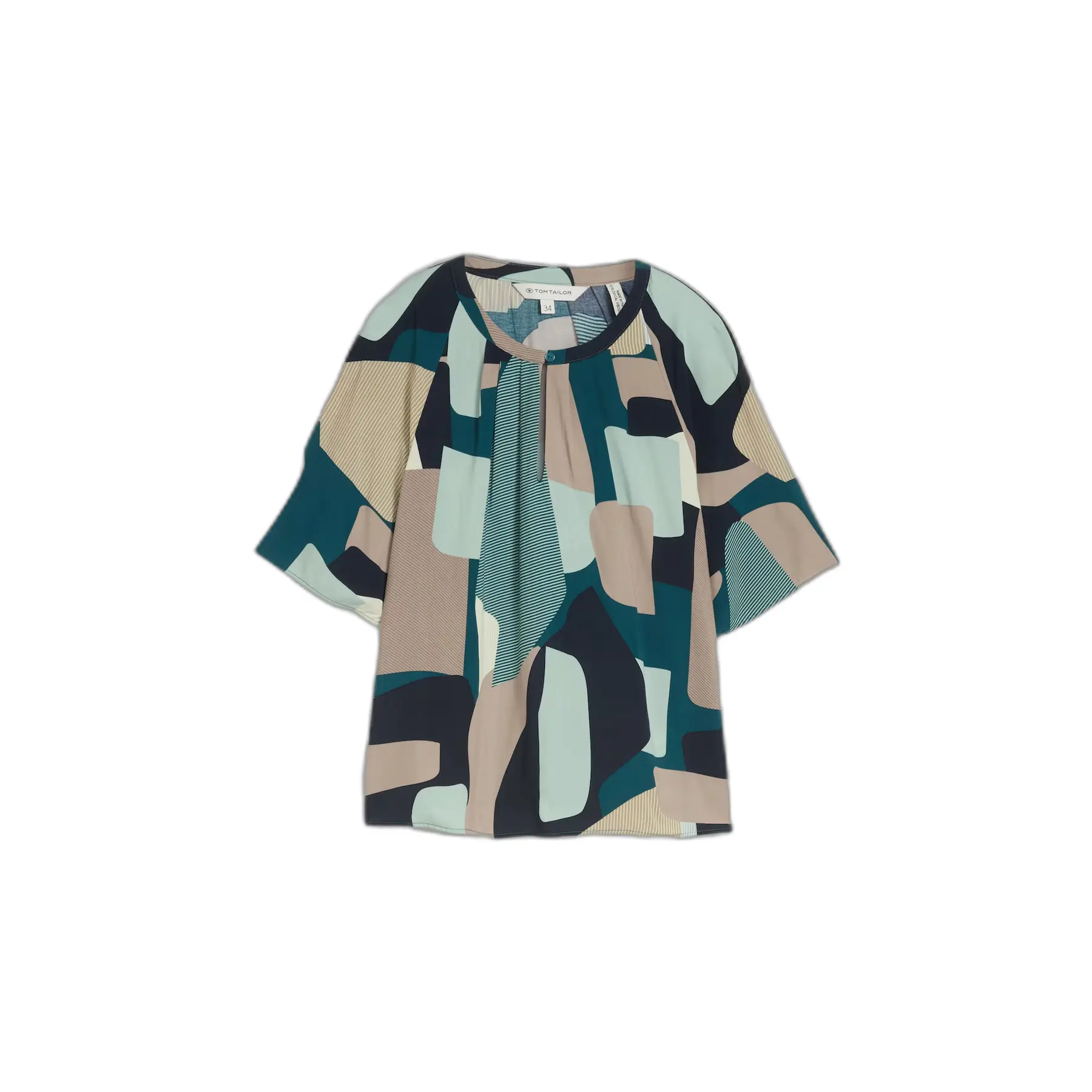 Fluid Viscose Blouse For Women Tom Tailor
