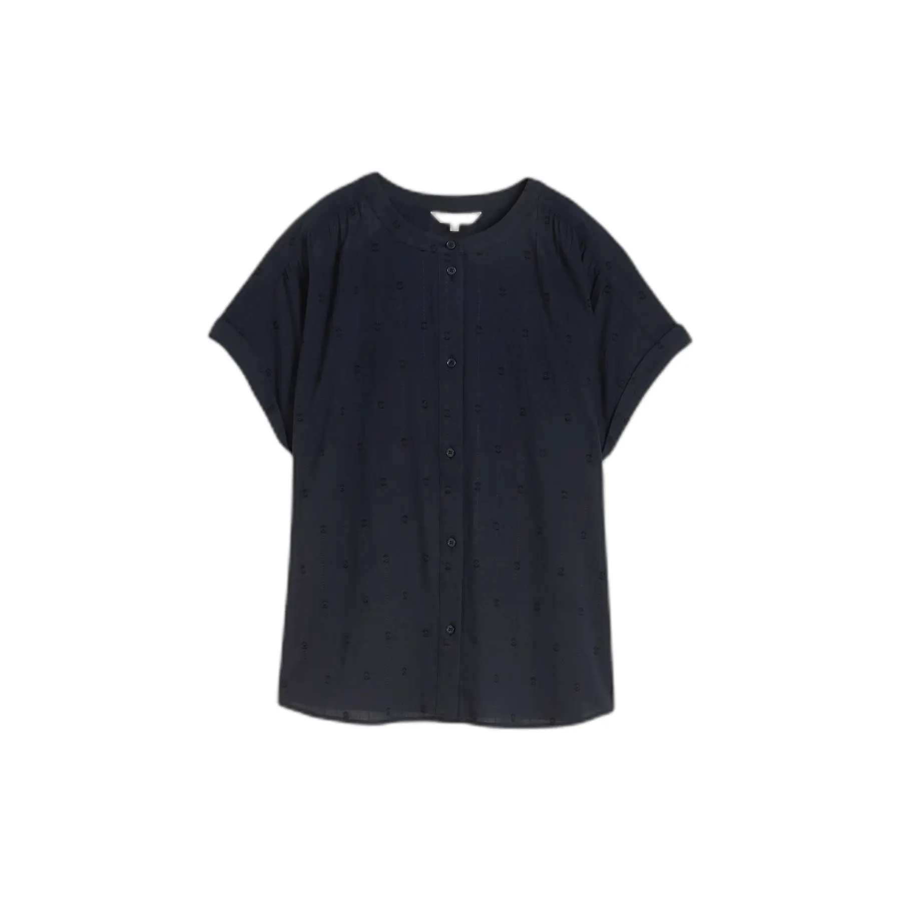 Weite Dobby-Bluse Damen Tom Tailor