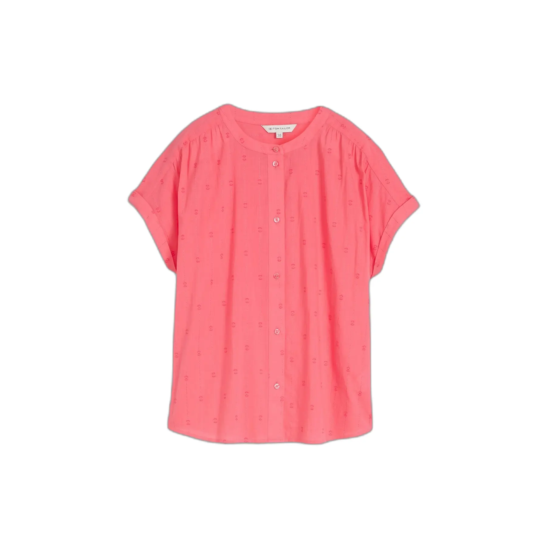 Weite Dobby-Bluse Damen Tom Tailor