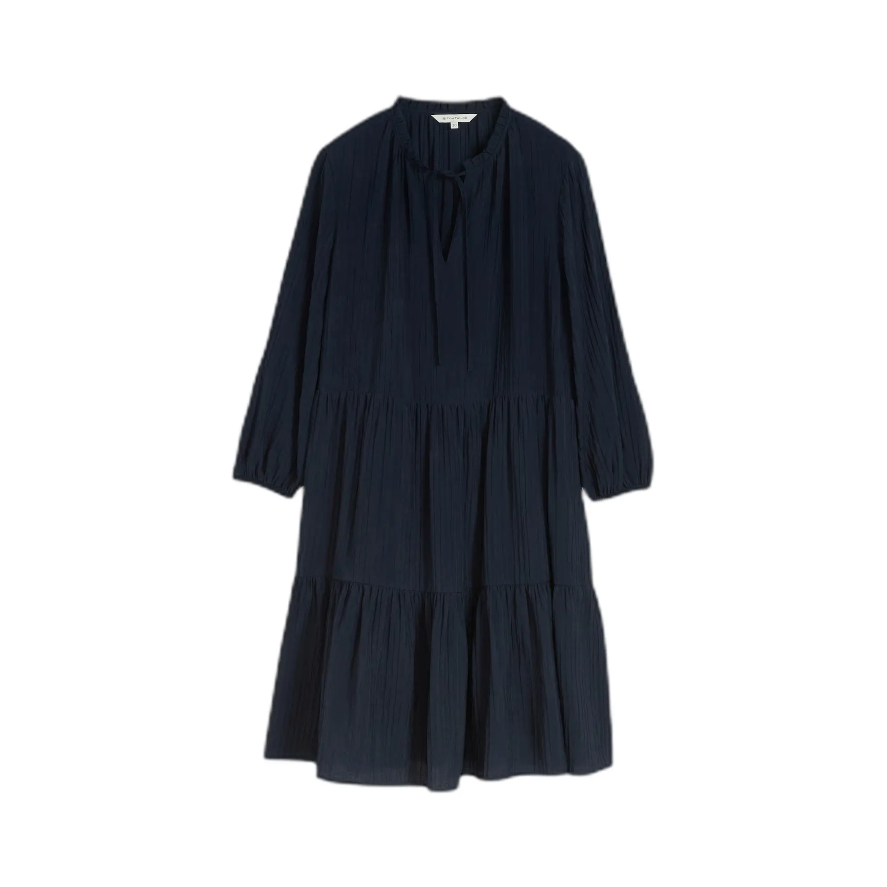 Unifarbene zerknitterte Robe Damen Tom Tailor