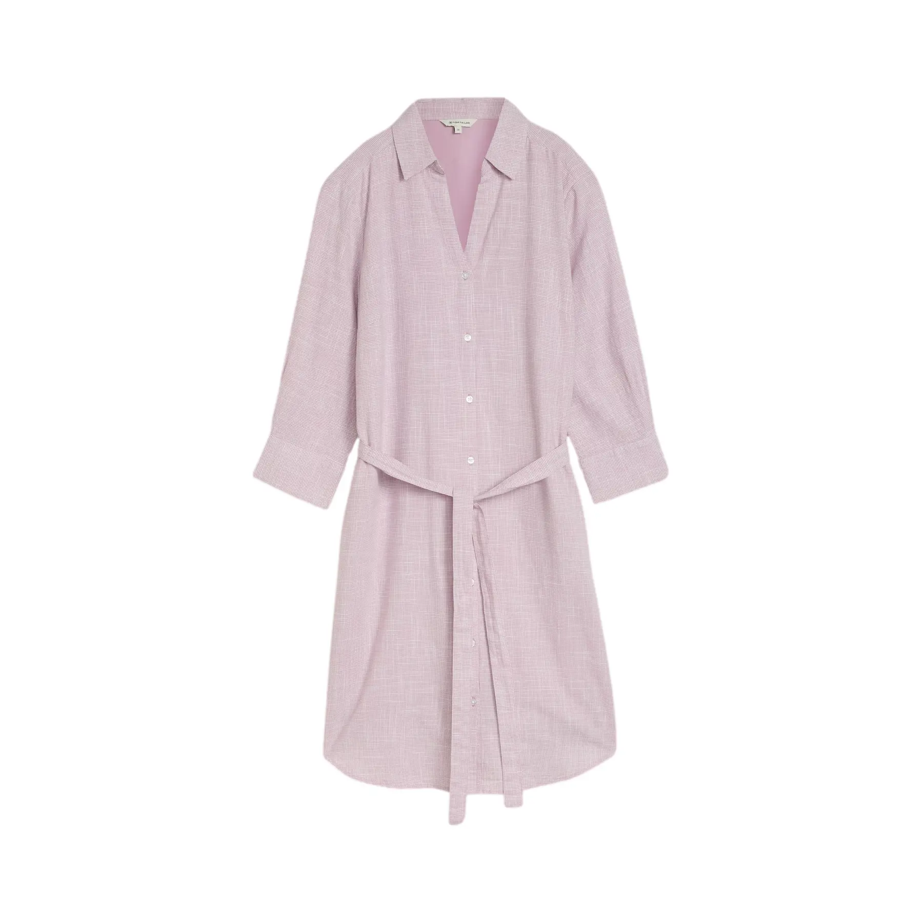 Shirt Dress With Tie Belt Women Tom Tailor
