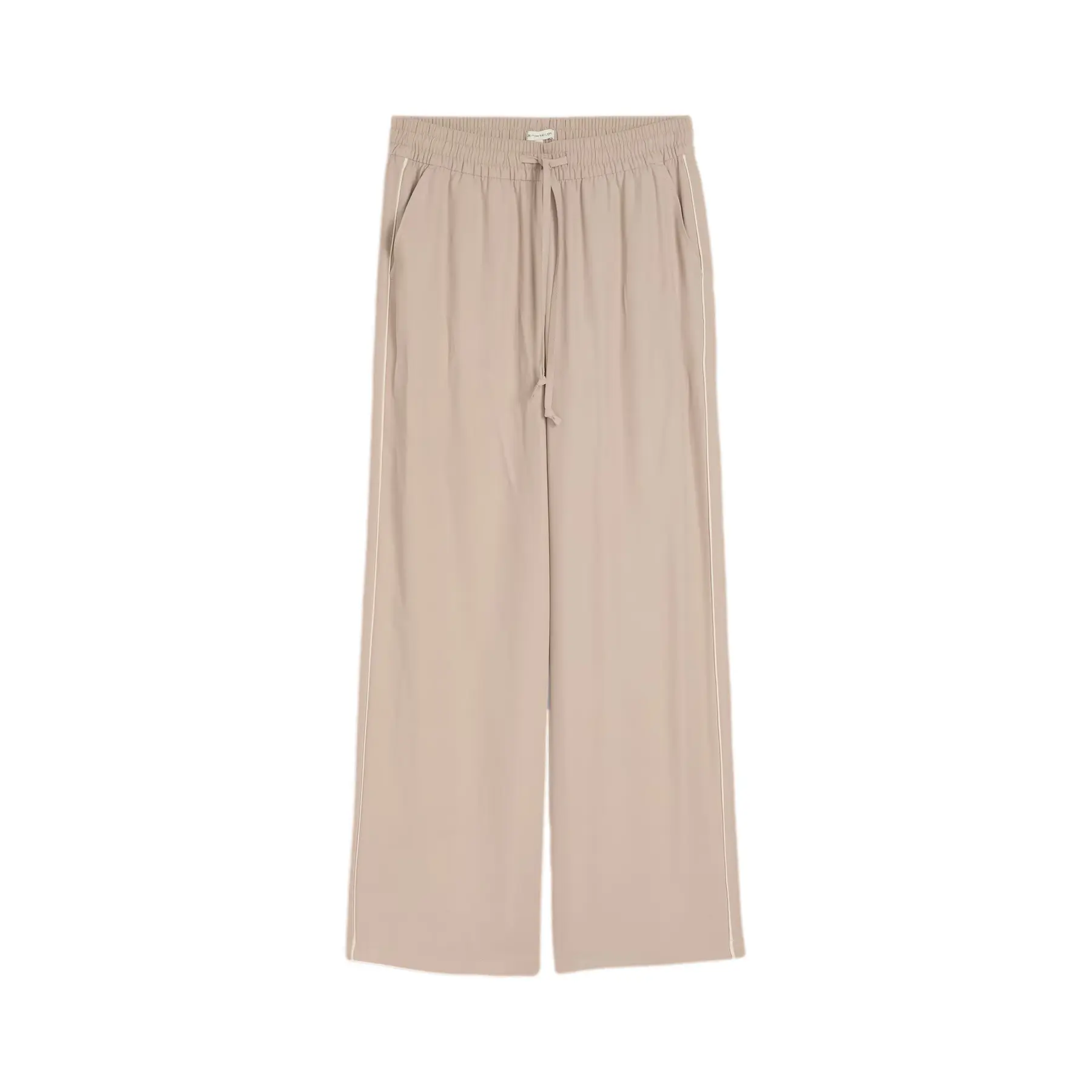 Wide Leg Trousers With Drawstring Women Tom Tailor