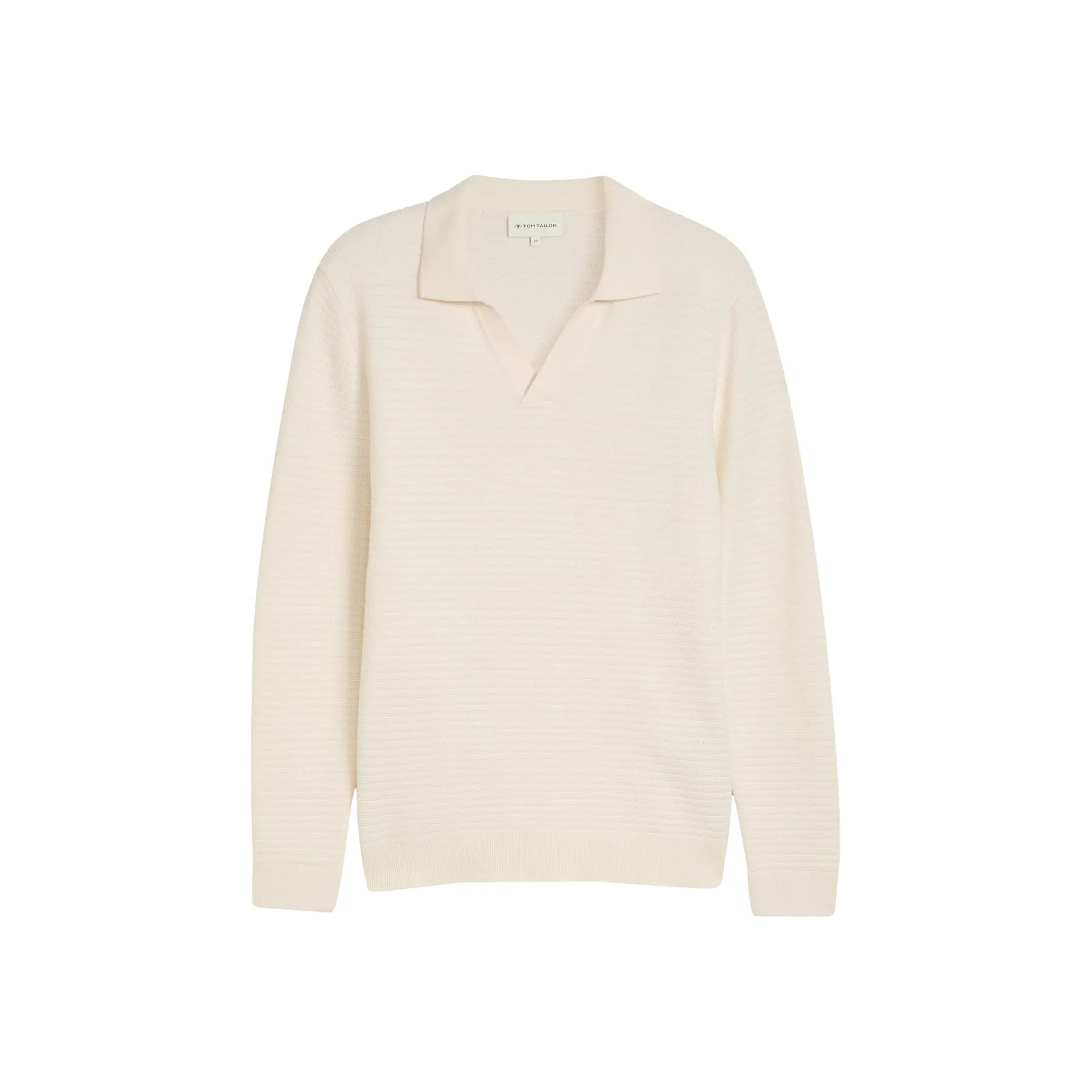 Polo-Shirt mit Strickkragen Tom Tailor