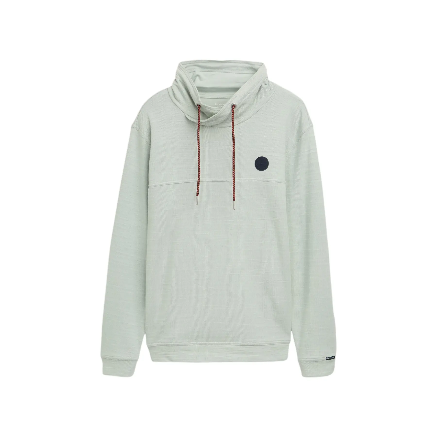 Sweatshirt With Logo Badge Tom Tailor