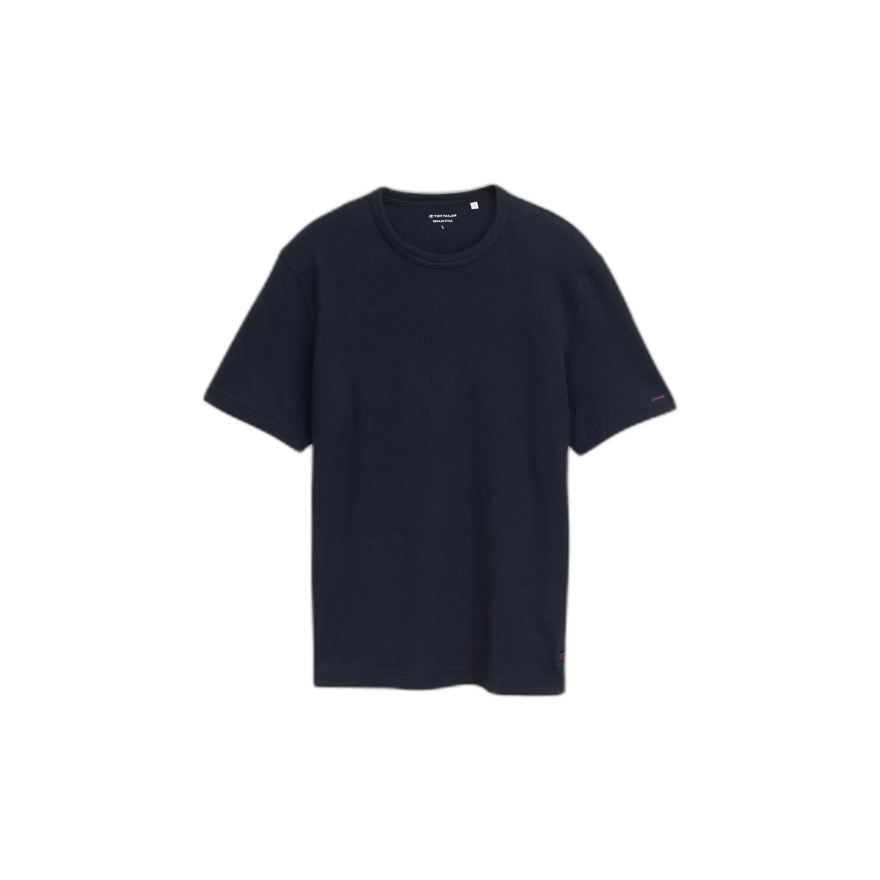 T-Shirt mit gepunkteter Textur Tom Tailor