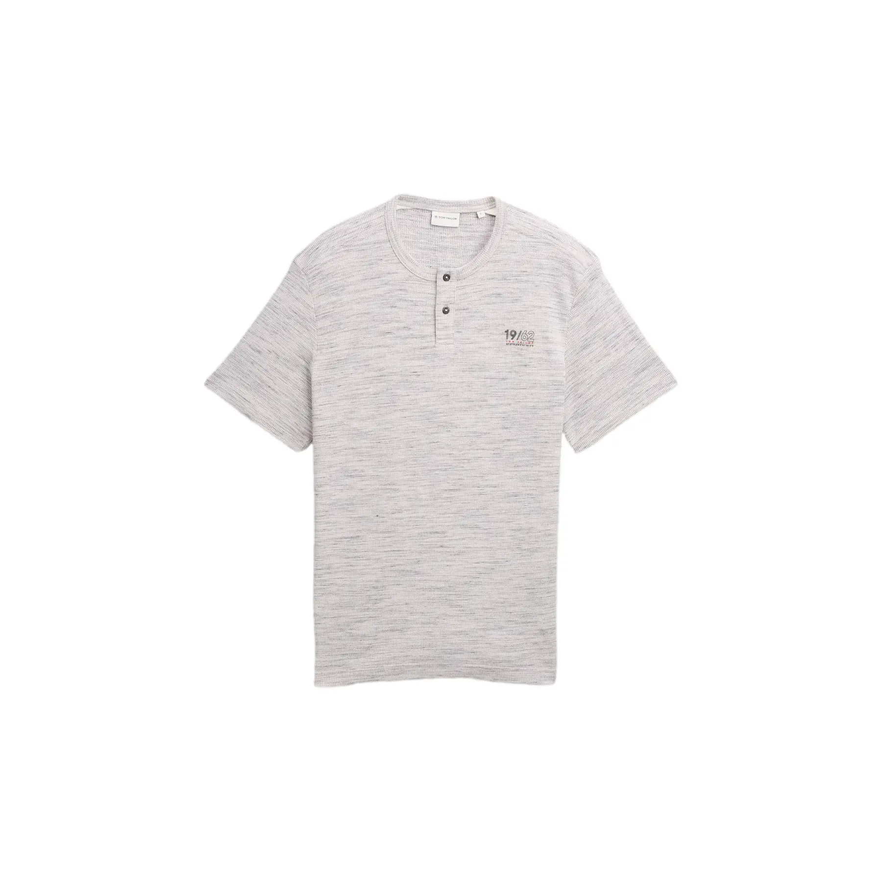 Injected Structured T-Shirt Tom Tailor Henley