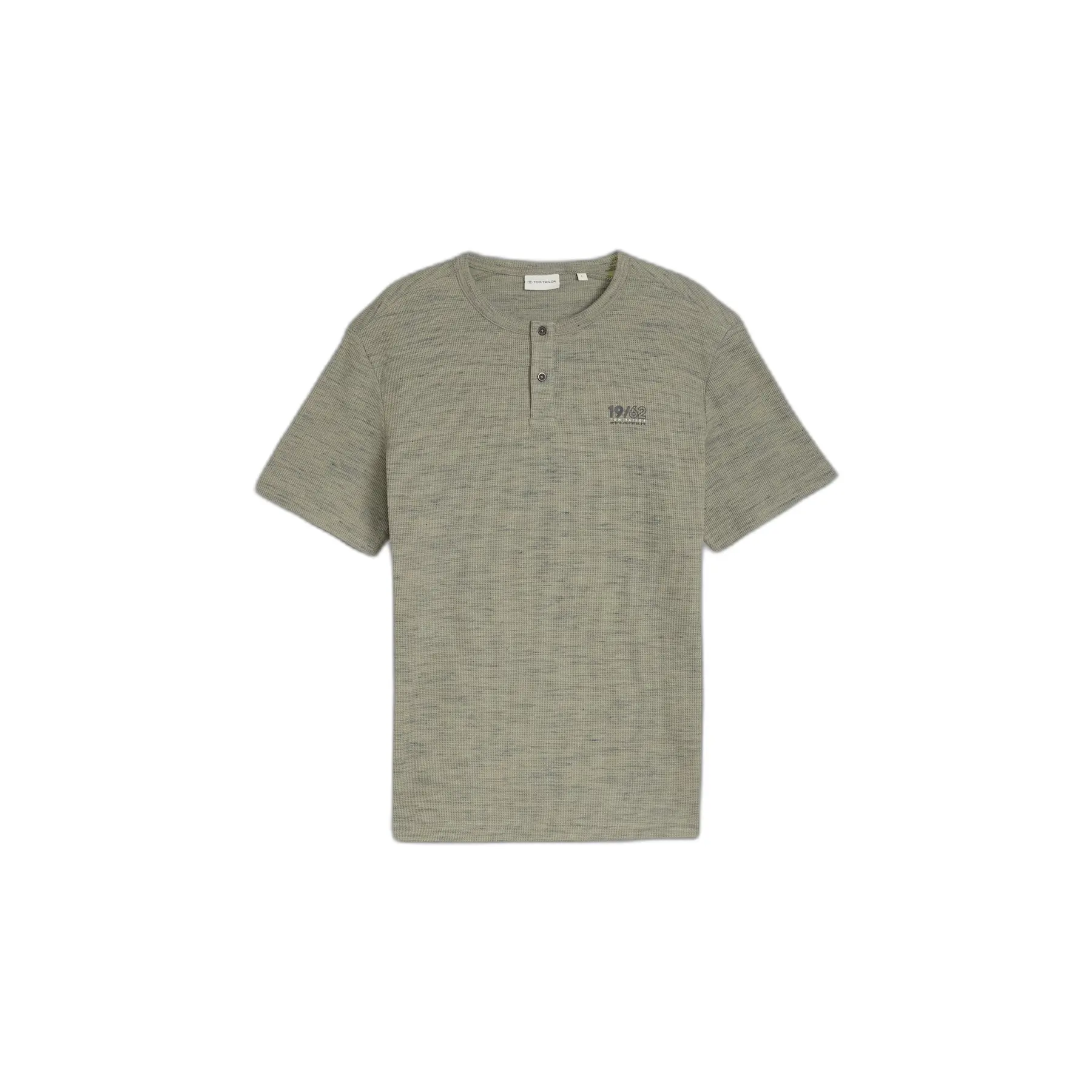 Injected Structured T-Shirt Tom Tailor Henley