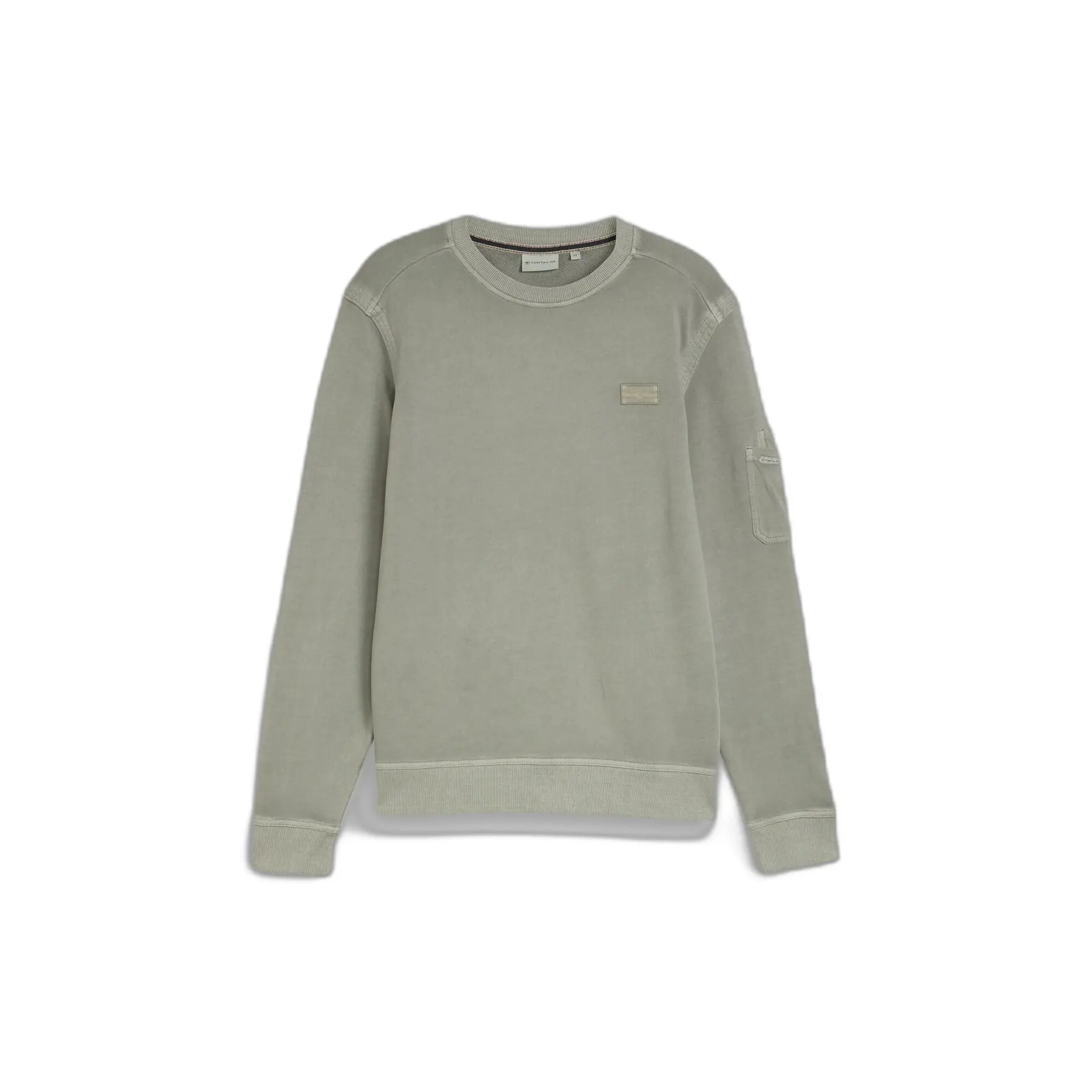 Sweatshirt With Sleeve Pocket Tom Tailor