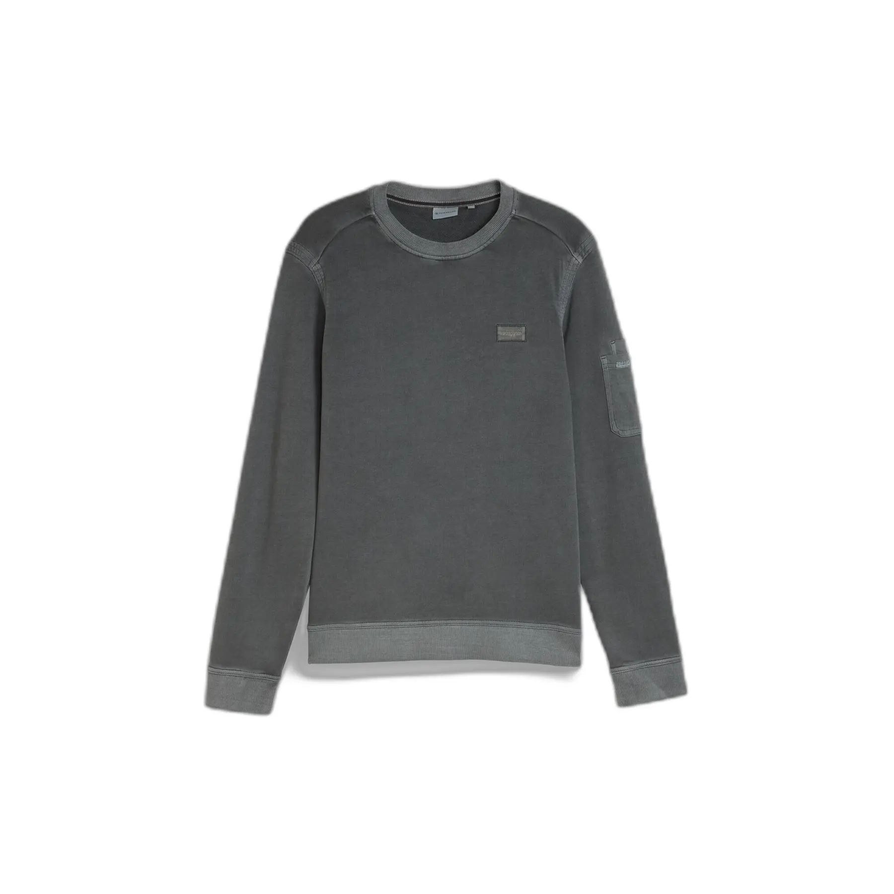 Sweatshirt With Sleeve Pocket Tom Tailor