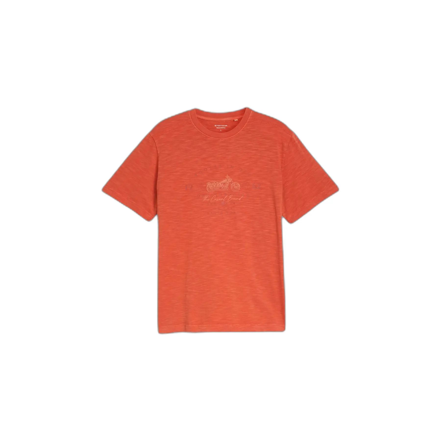 T-Shirt Aus Baumwoll-Jersey Mit Print Tom Tailor
