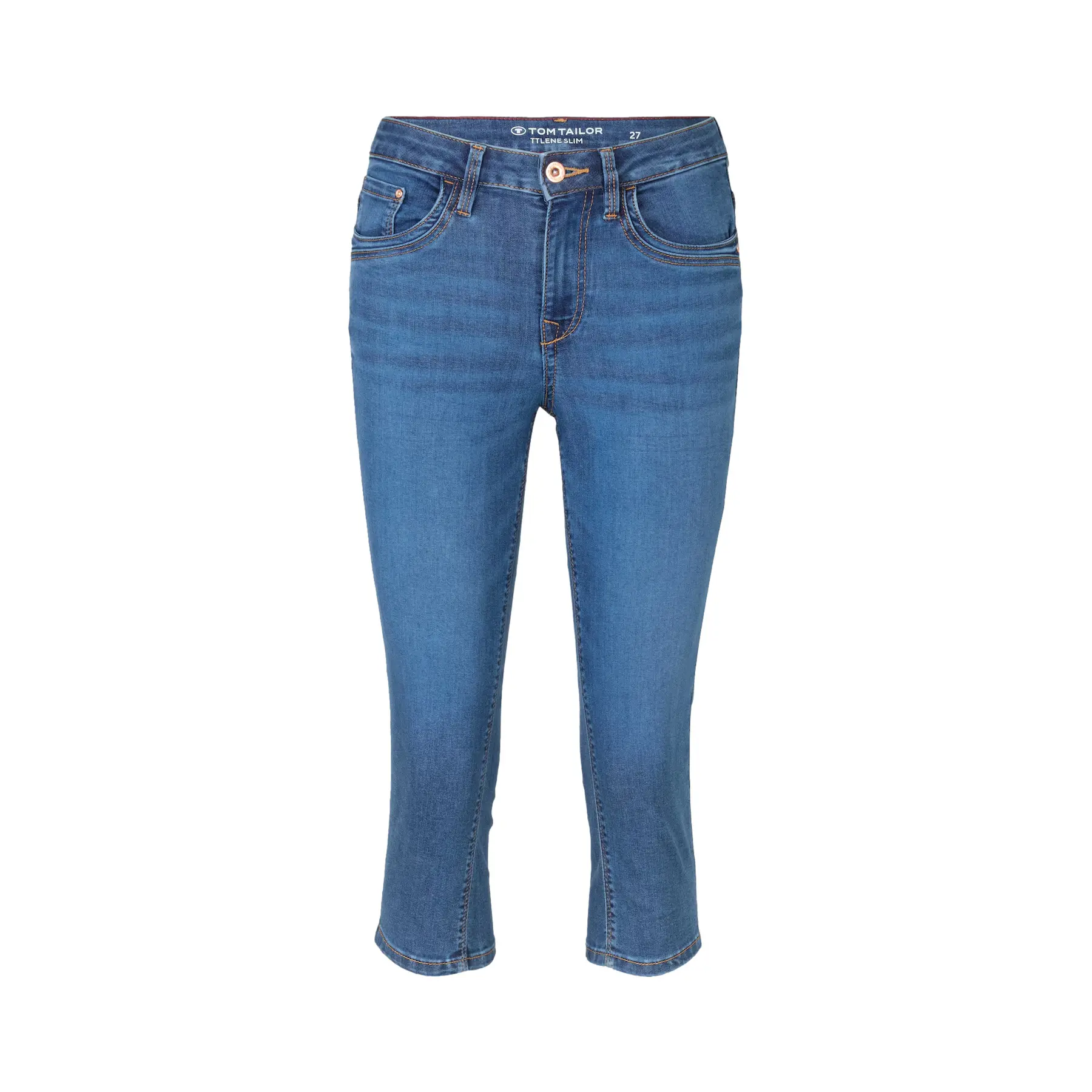 Jeans Slim 3/4 Damen Tom Tailor Lene capri