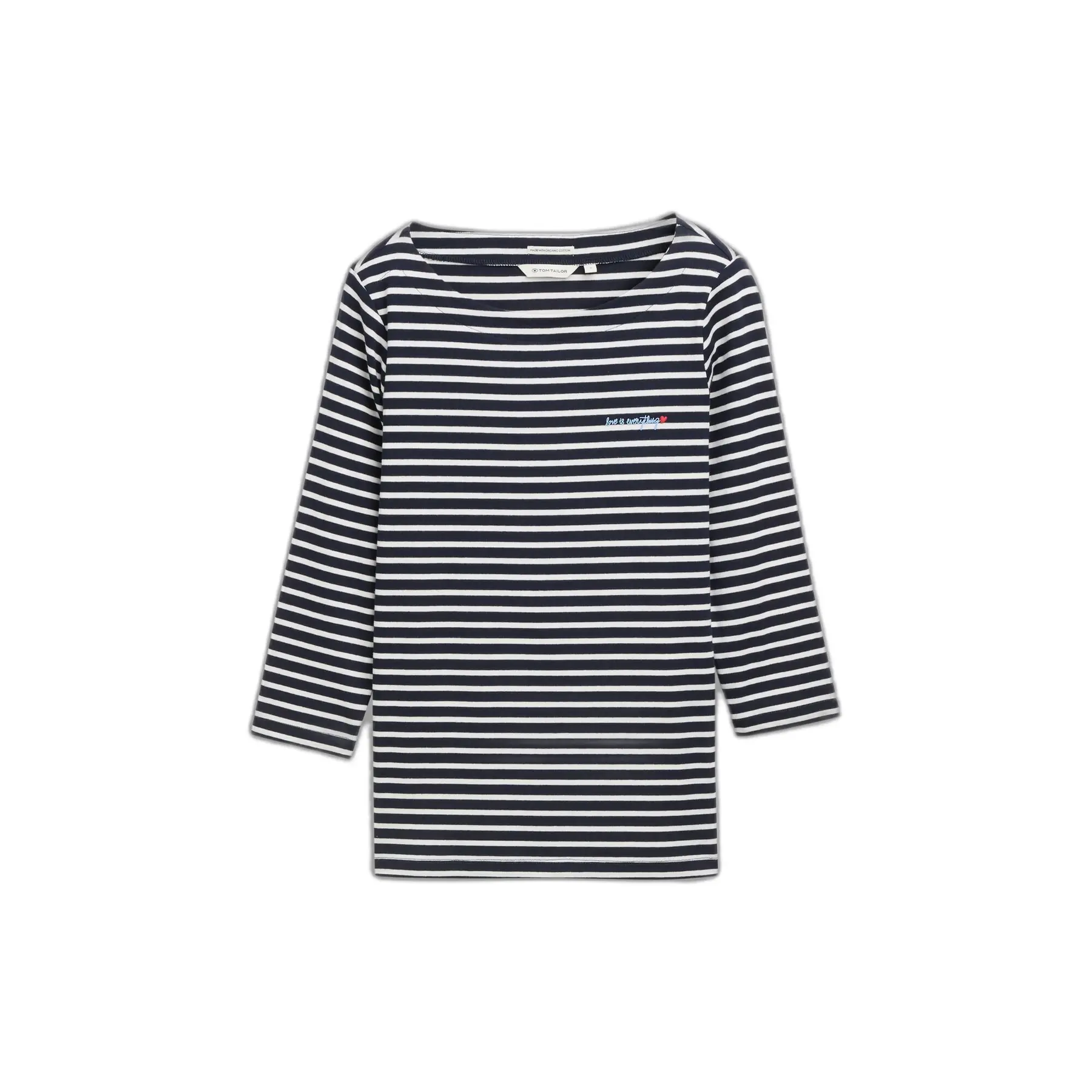 Women's Long-sleeved Striped T-shirt Tom Tailor