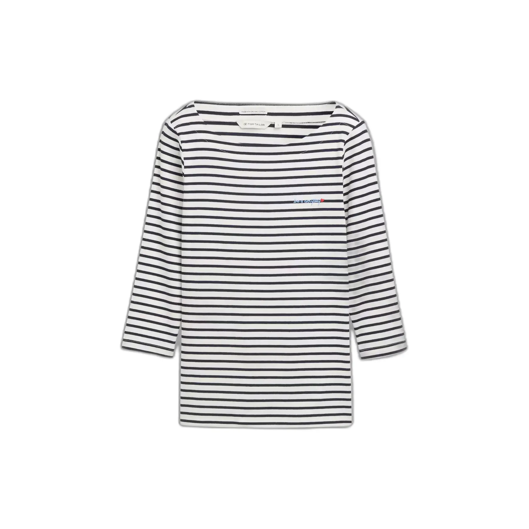Women's Long-sleeved Striped T-shirt Tom Tailor