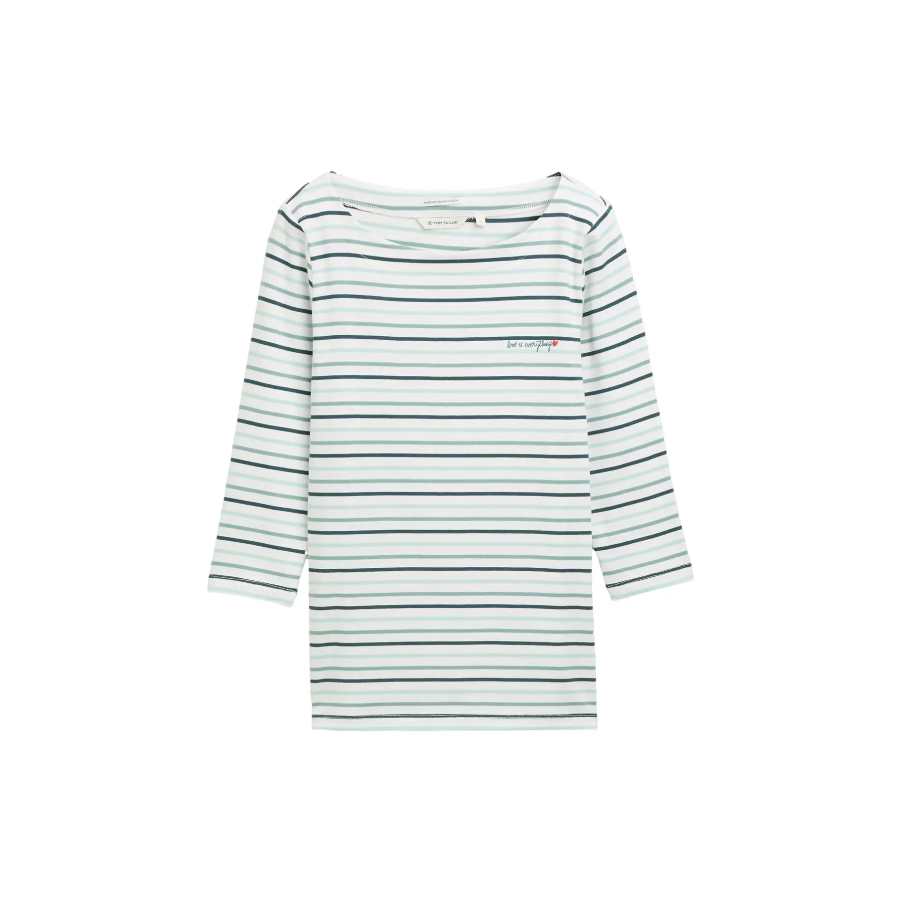 Women's Long-sleeved Striped T-shirt Tom Tailor