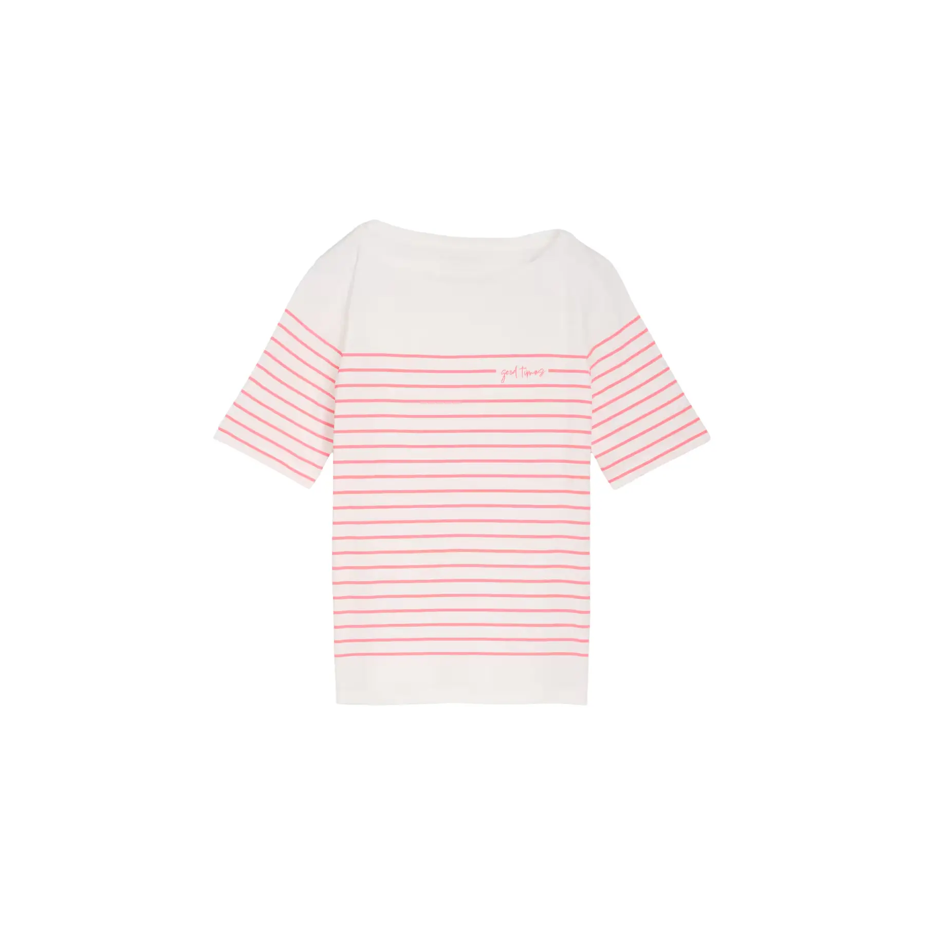 Women's Boat Neck Striped T-Shirt Tom Tailor