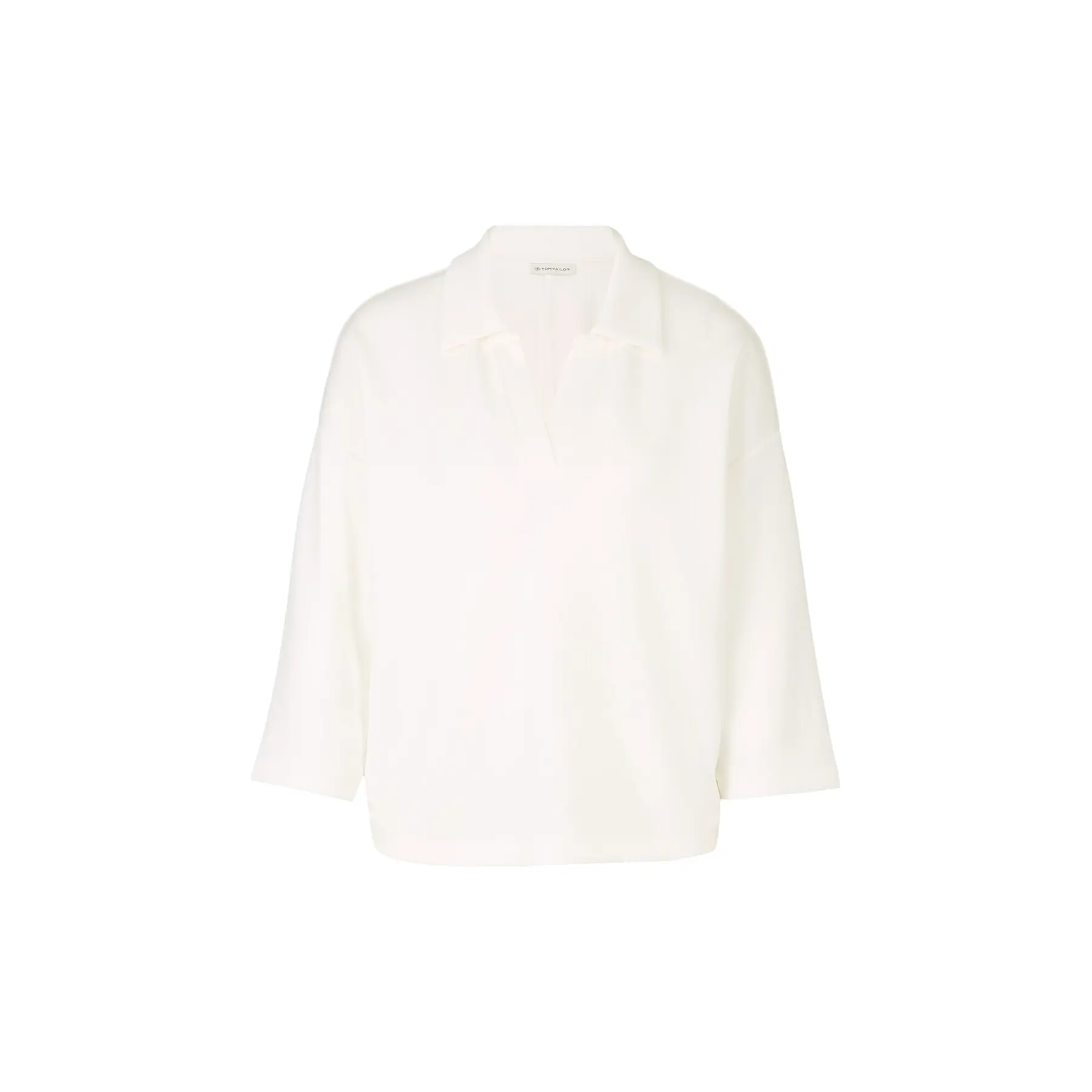 Women's Long Sleeve Polo Collar T-Shirt Tom Tailor