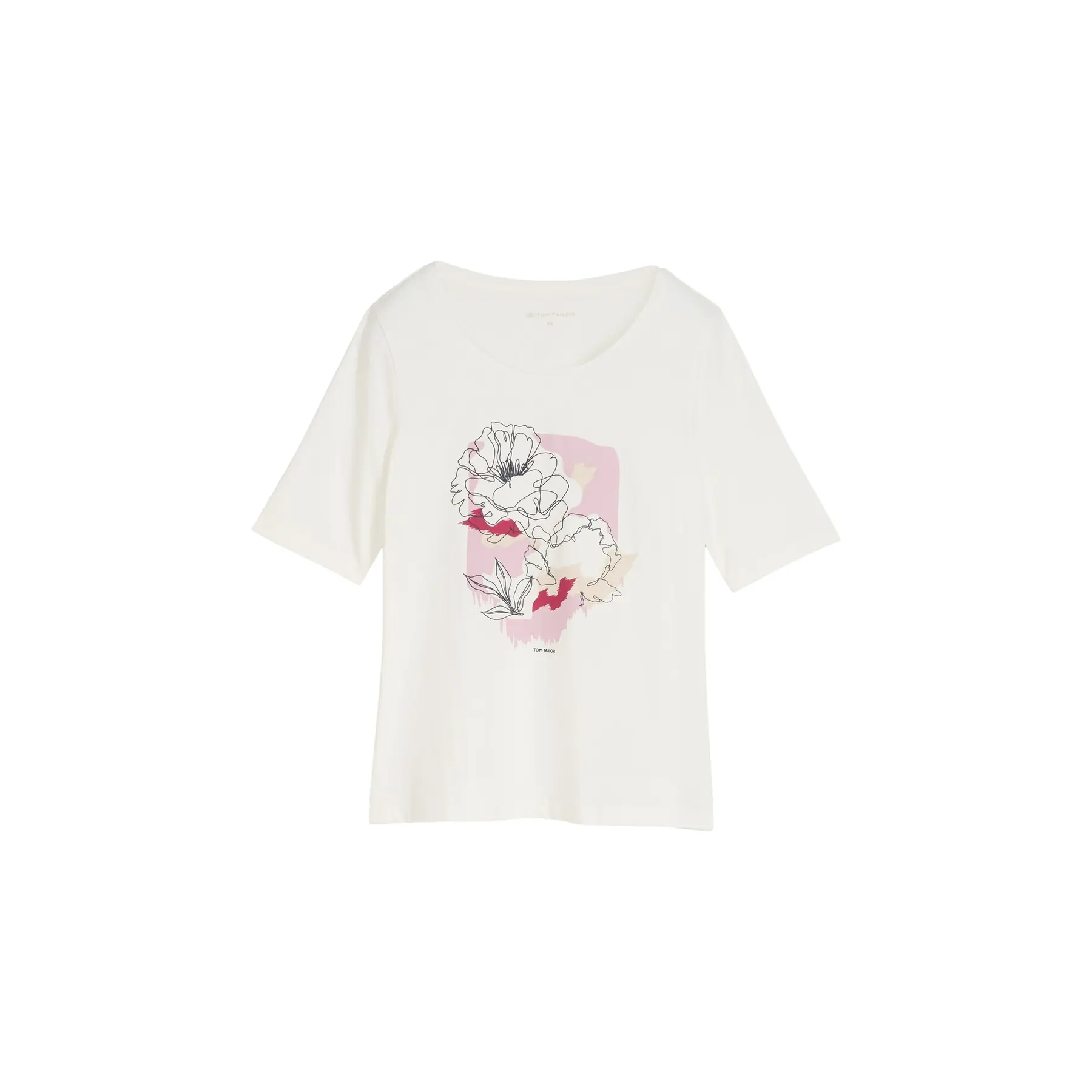 Women's Floral Print T-Shirt Front Tom Tailor