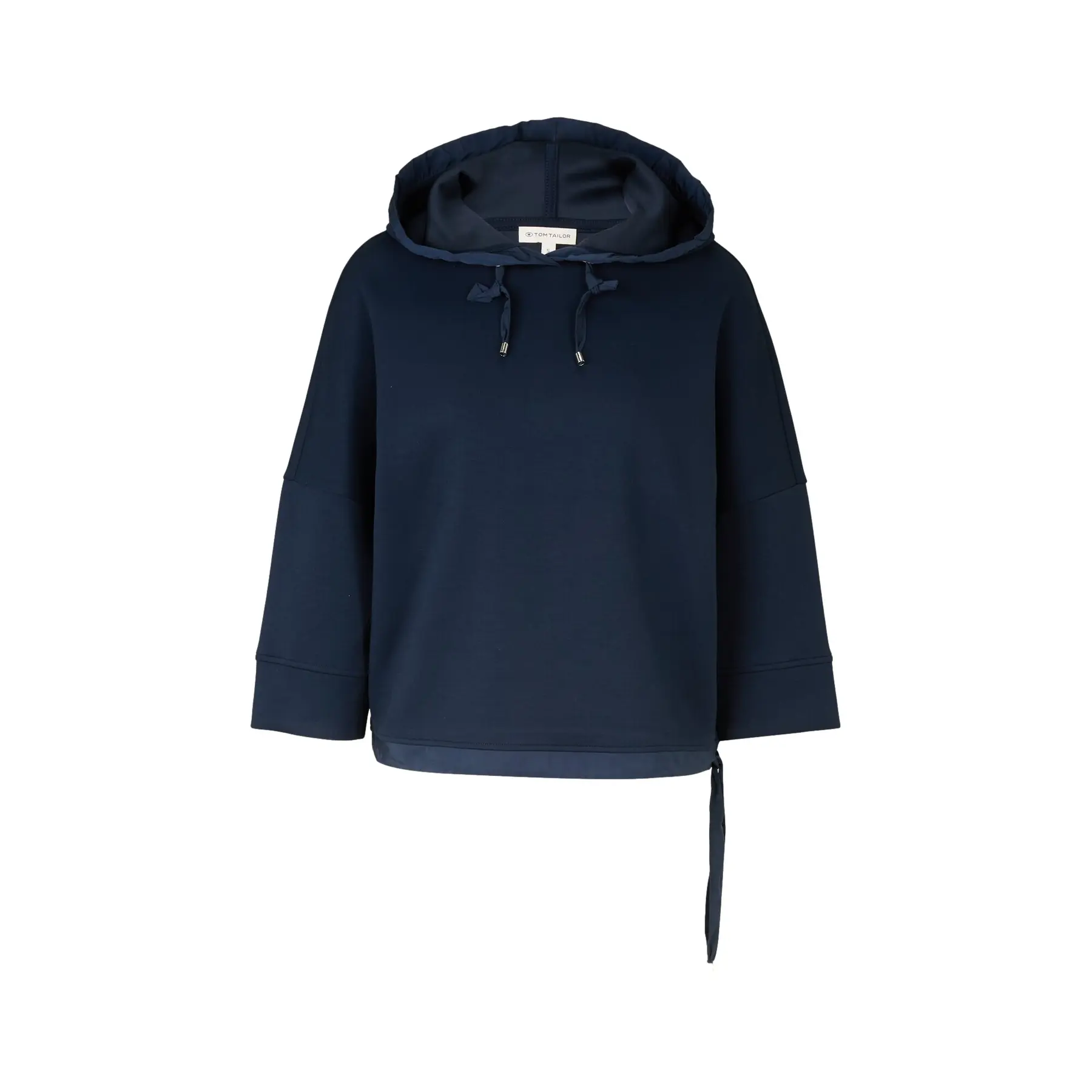 Damen Hoodie Aus Scuba Tom Tailor