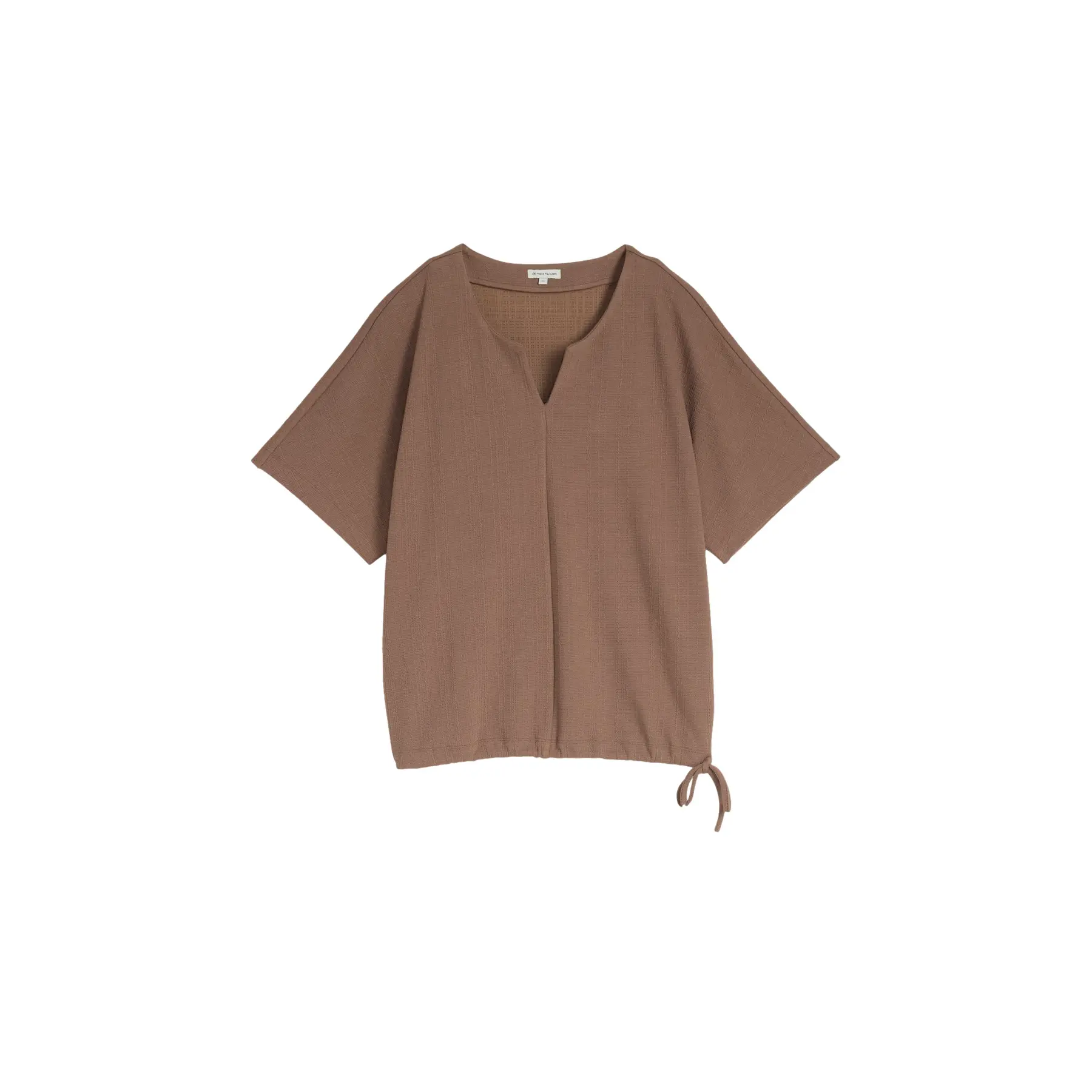 Bluse mit V-Ausschnitt Damen Tom Tailor