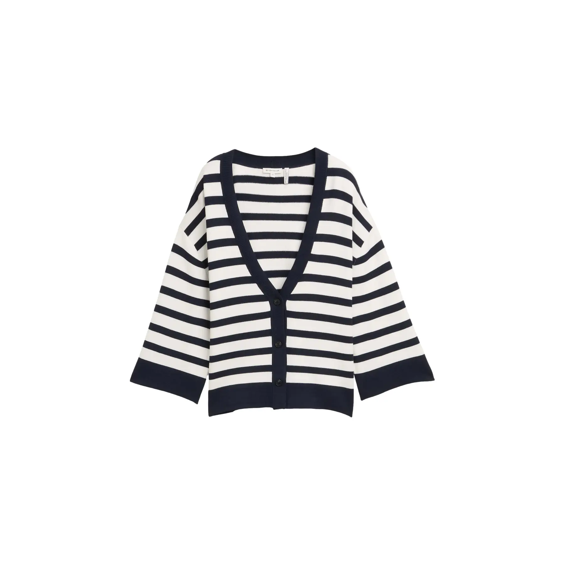 Striped Women's Cardigan Tom Tailor Milano