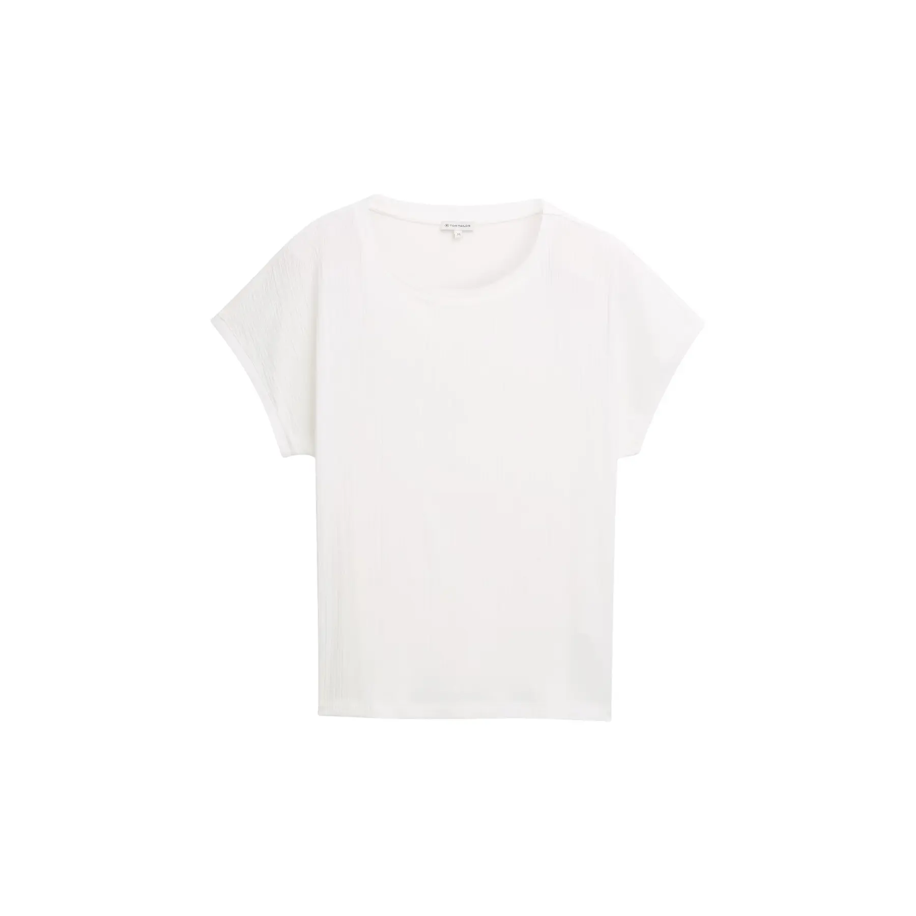 T-Shirt aus Mischmaterial für Damen Tom Tailor
