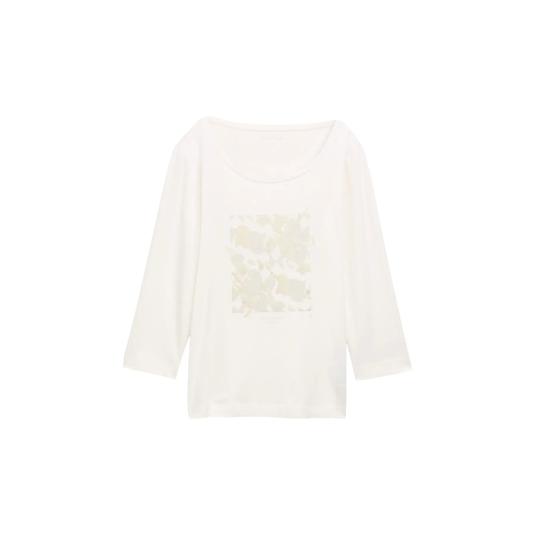 Women's Printed 3/4 Sleeve Long Sleeve T-Shirt Tom Tailor