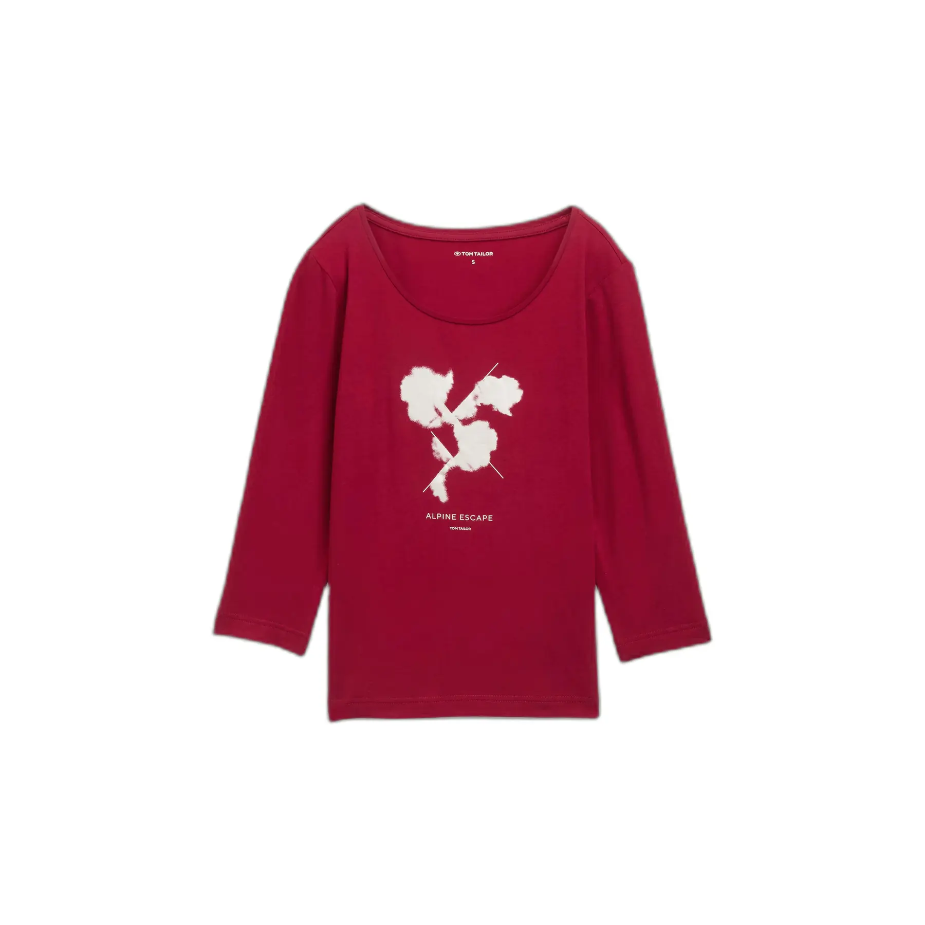 Women's Printed 3/4 Sleeve Long Sleeve T-Shirt Tom Tailor