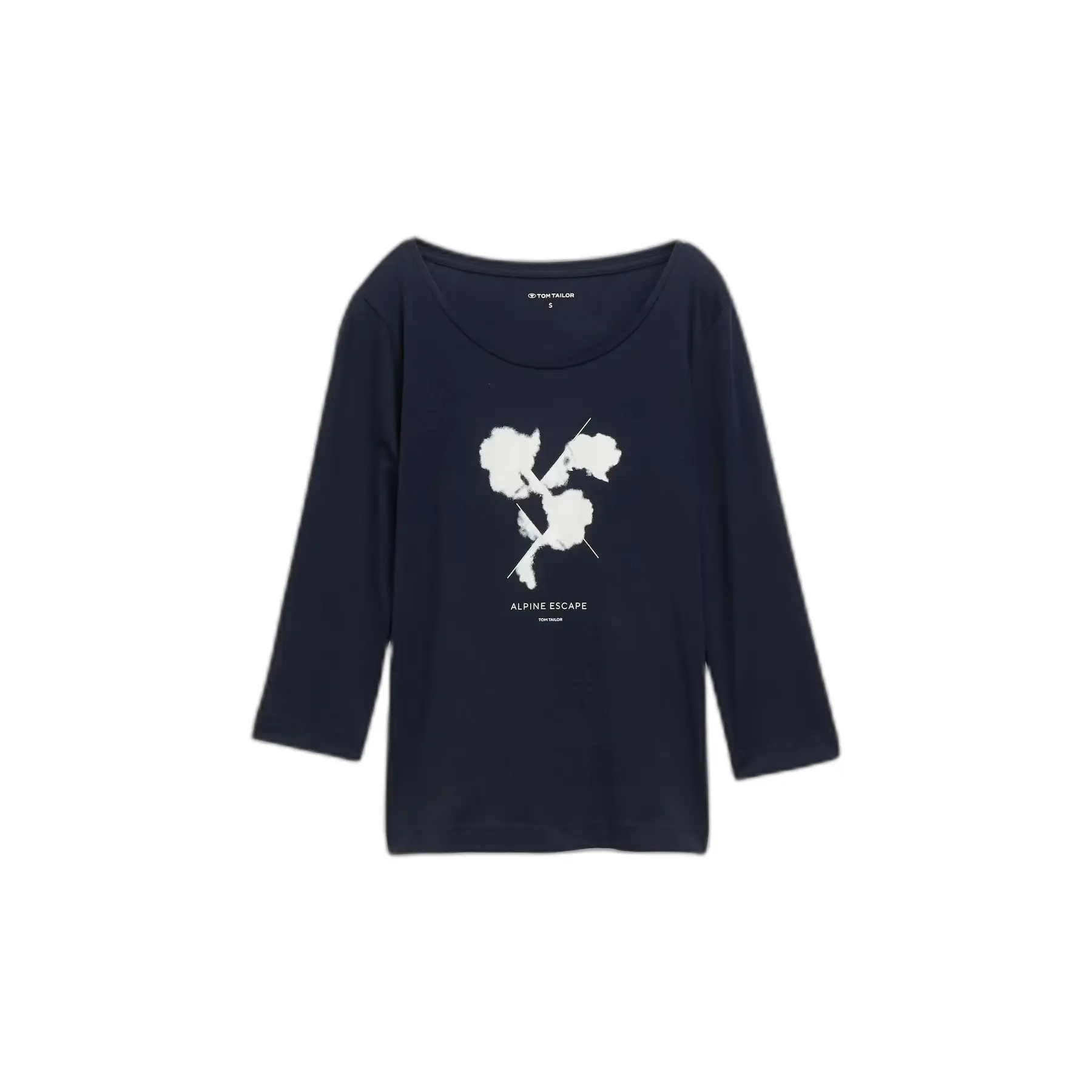 Women's Printed 3/4 Sleeve Long Sleeve T-Shirt Tom Tailor