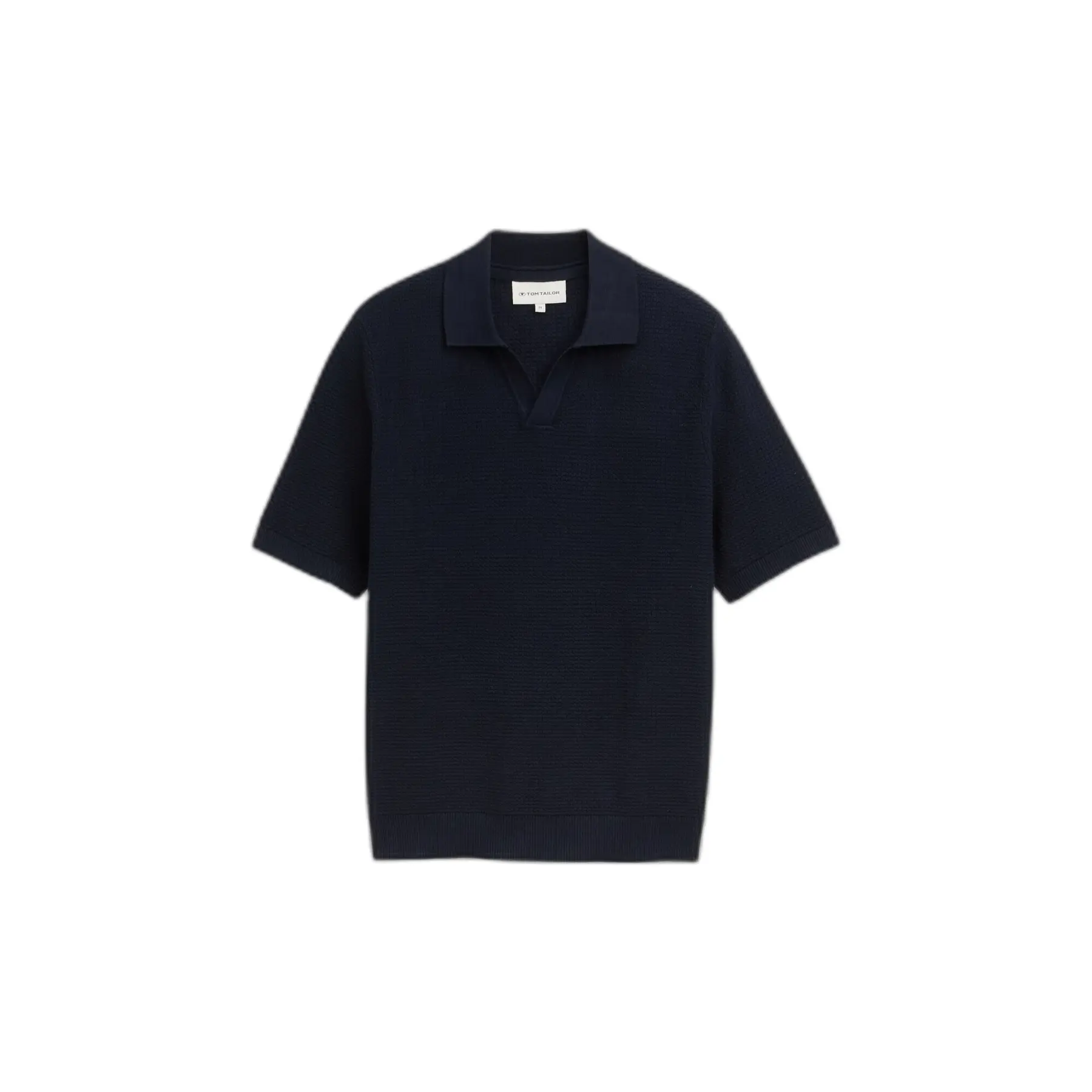 Poloshirt aus strukturiertem Baumwollstoff Tom Tailor