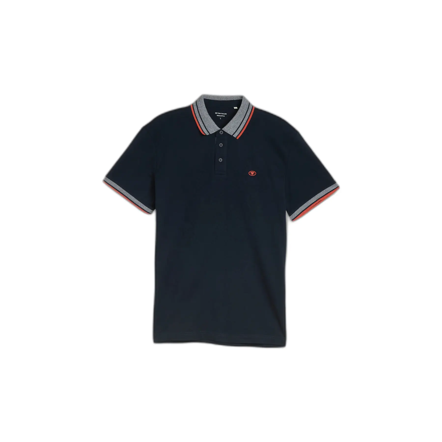 Polo With Printed Logo Tom Tailor