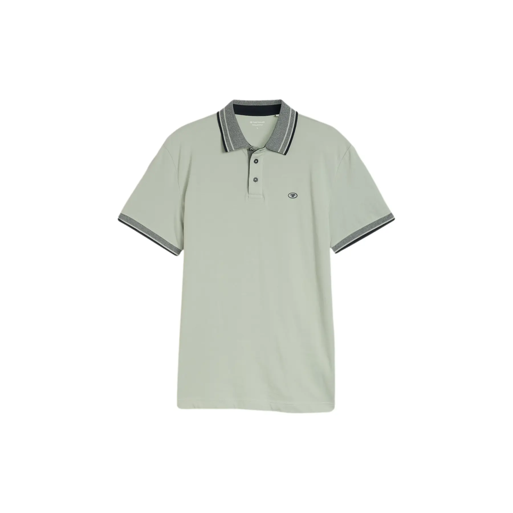 Polo With Printed Logo Tom Tailor