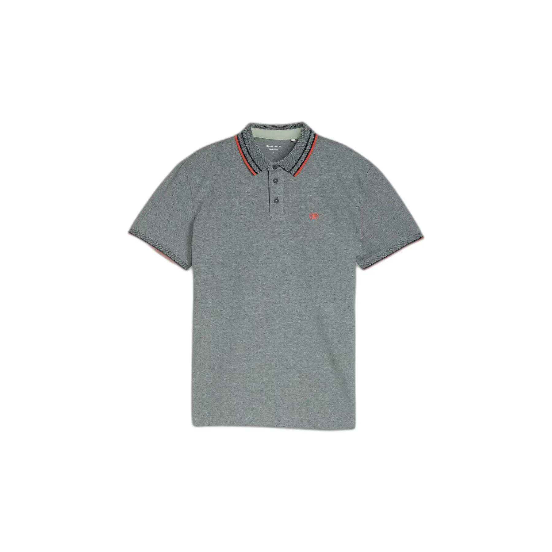 Polo With Printed Logo Tom Tailor