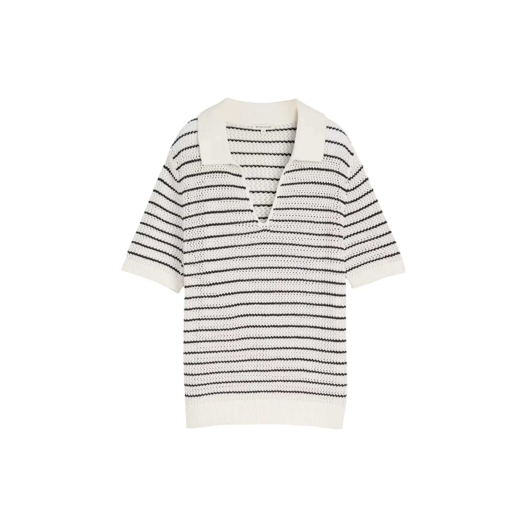 Damen-Polo aus Strick Tom Tailor