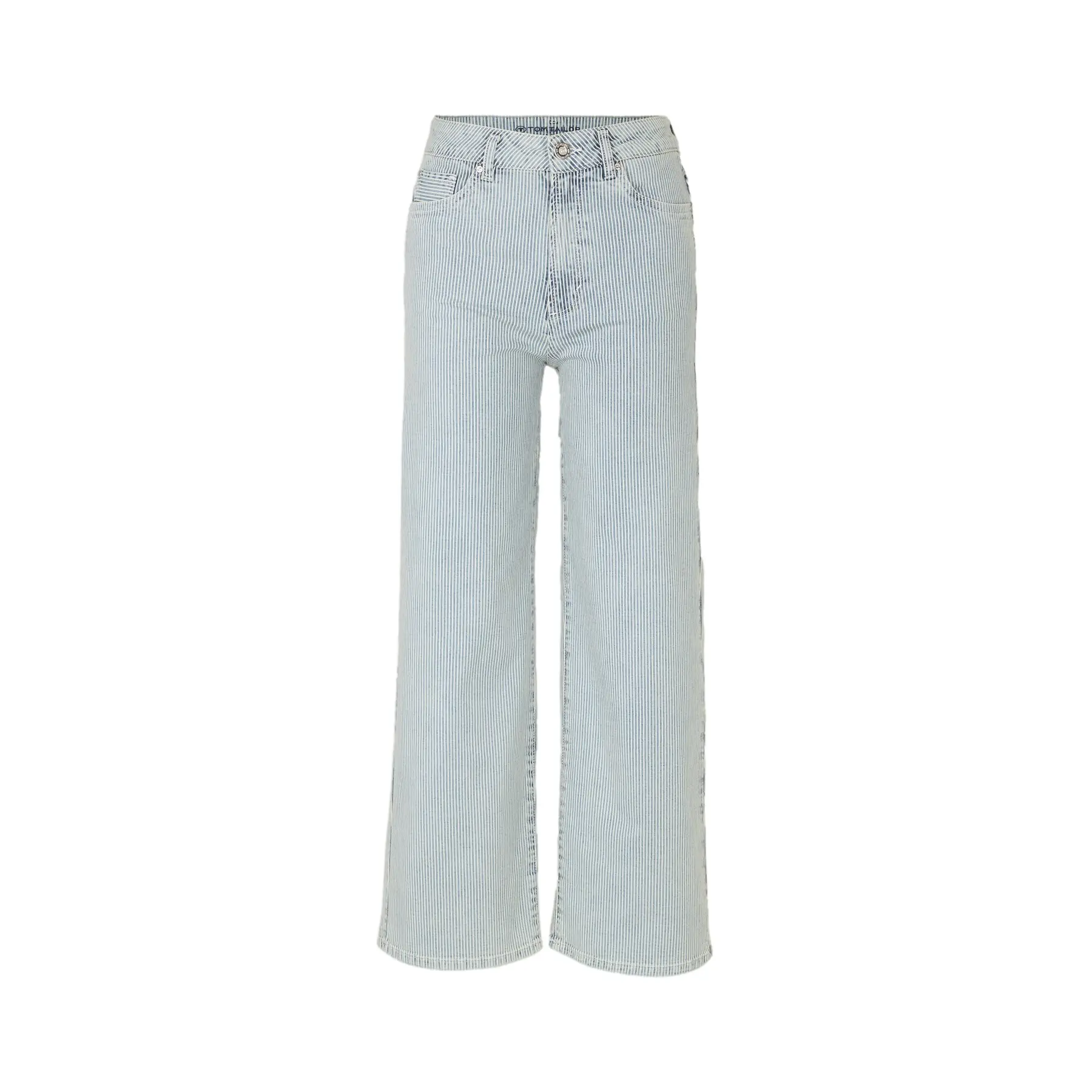 Jeans a gamba larga a righe donna  Nelma