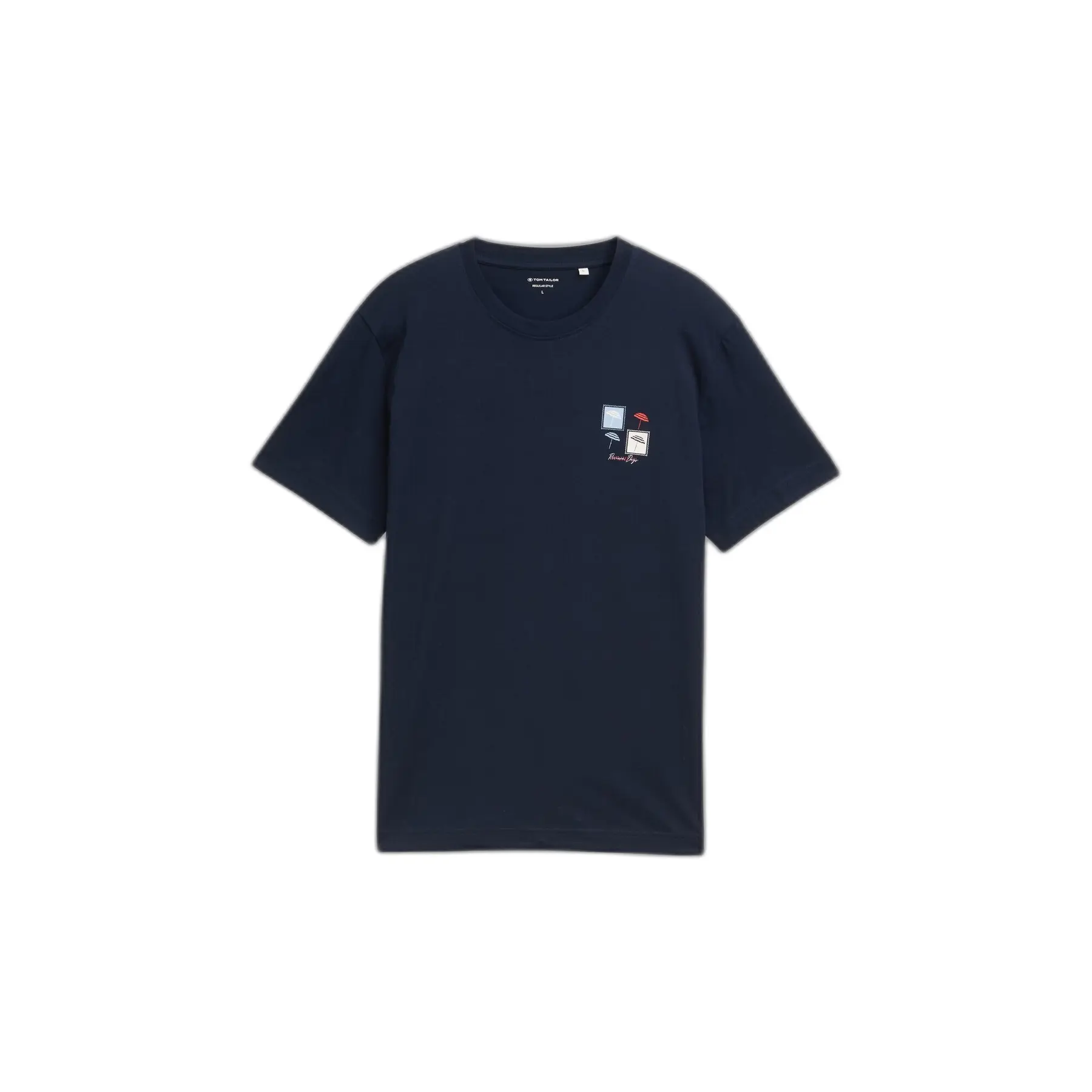 T-Shirt mit Druck auf der Brust Tom Tailor