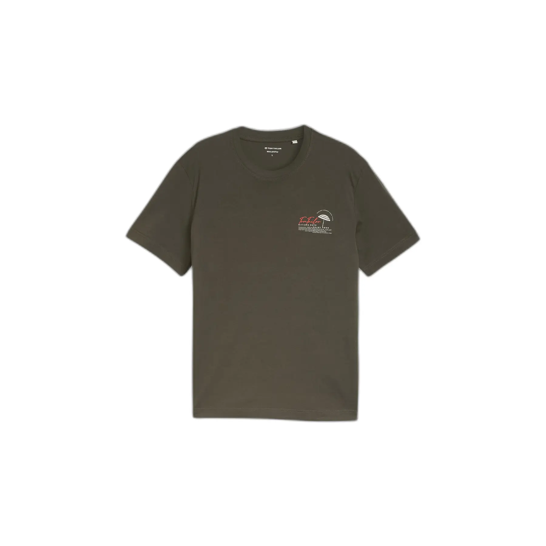 T-Shirt mit Druck auf der Brust Tom Tailor