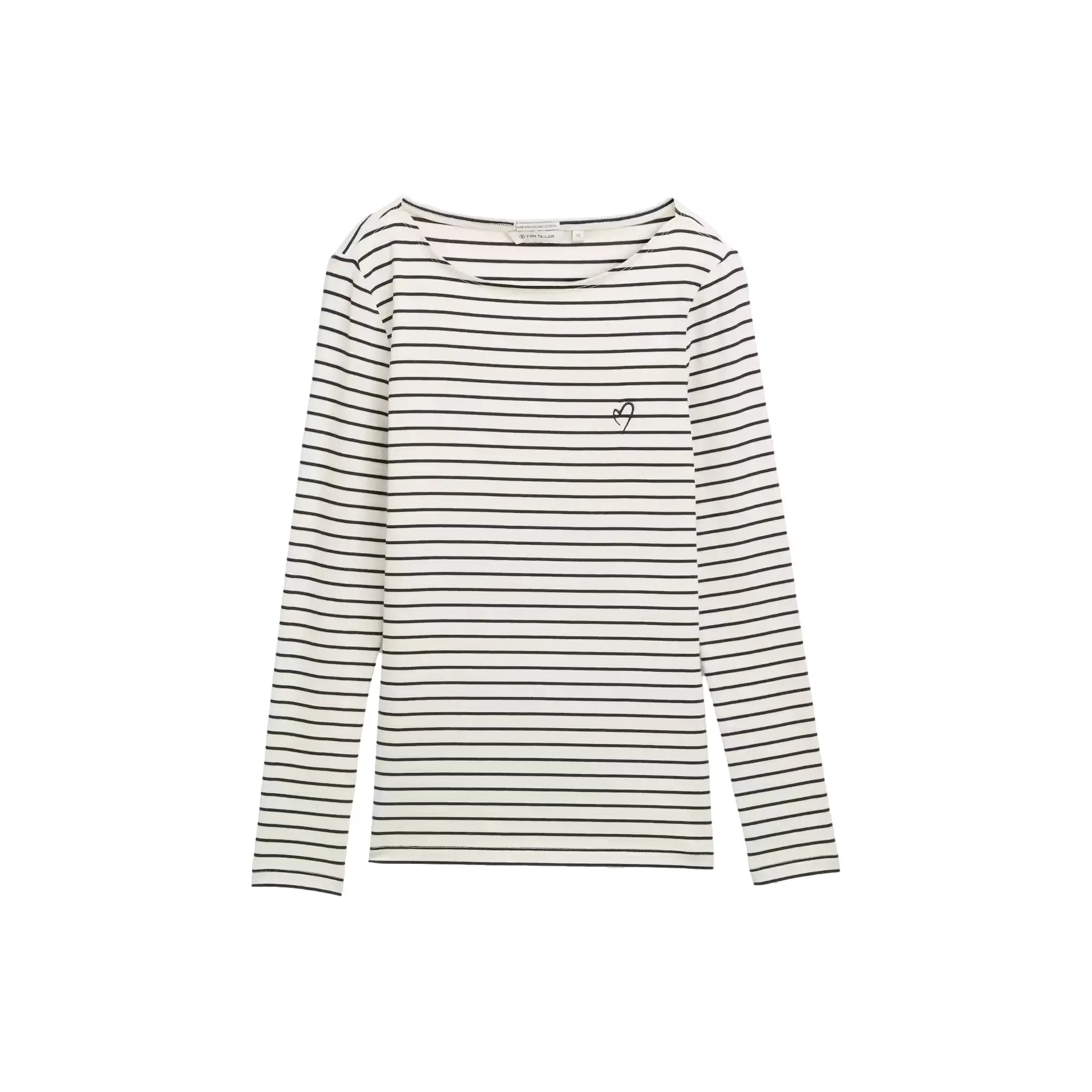 Women's Long Sleeve Cotton Striped T-Shirt Tom Tailor