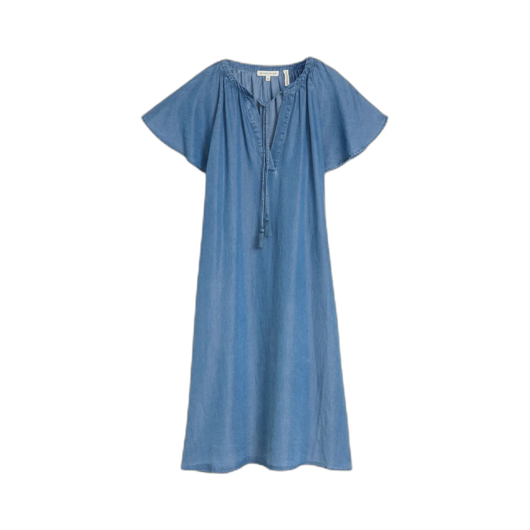 Jeanskleid mit Quasten Damen Tom Tailor