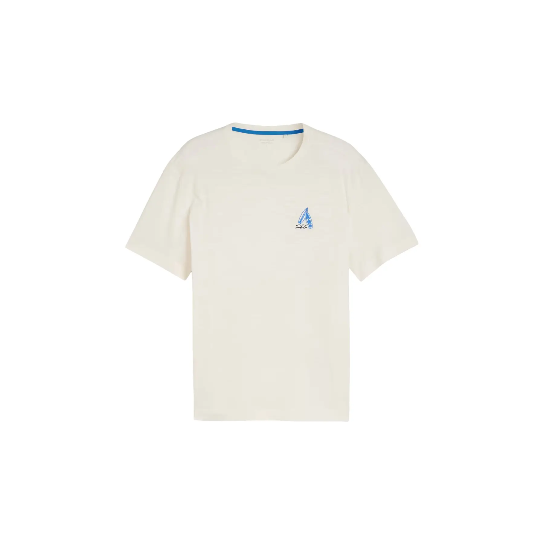 T-Shirt Meliert Bestickt Tom Tailor