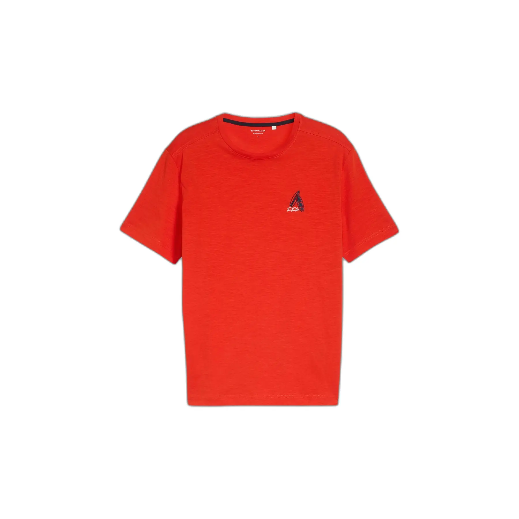 T-Shirt Meliert Bestickt Tom Tailor