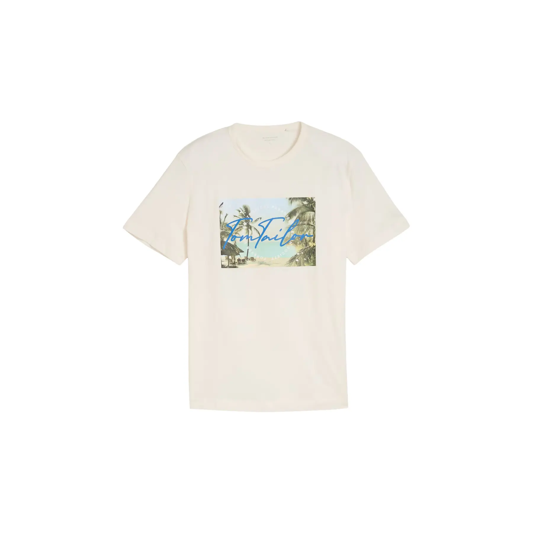 Sommerliches Fotodruck T-Shirt Tom Tailor