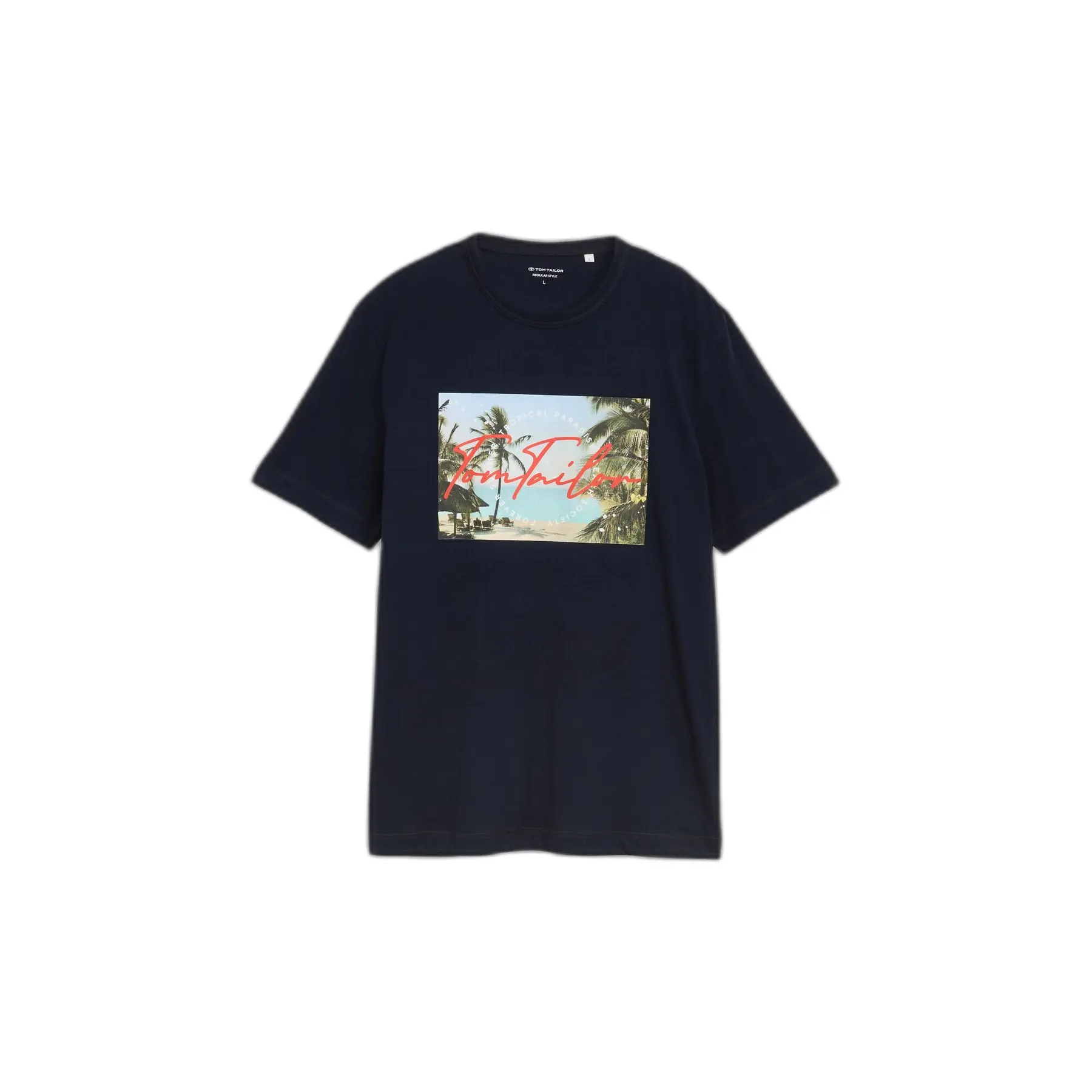 Sommerliches Fotodruck T-Shirt Tom Tailor