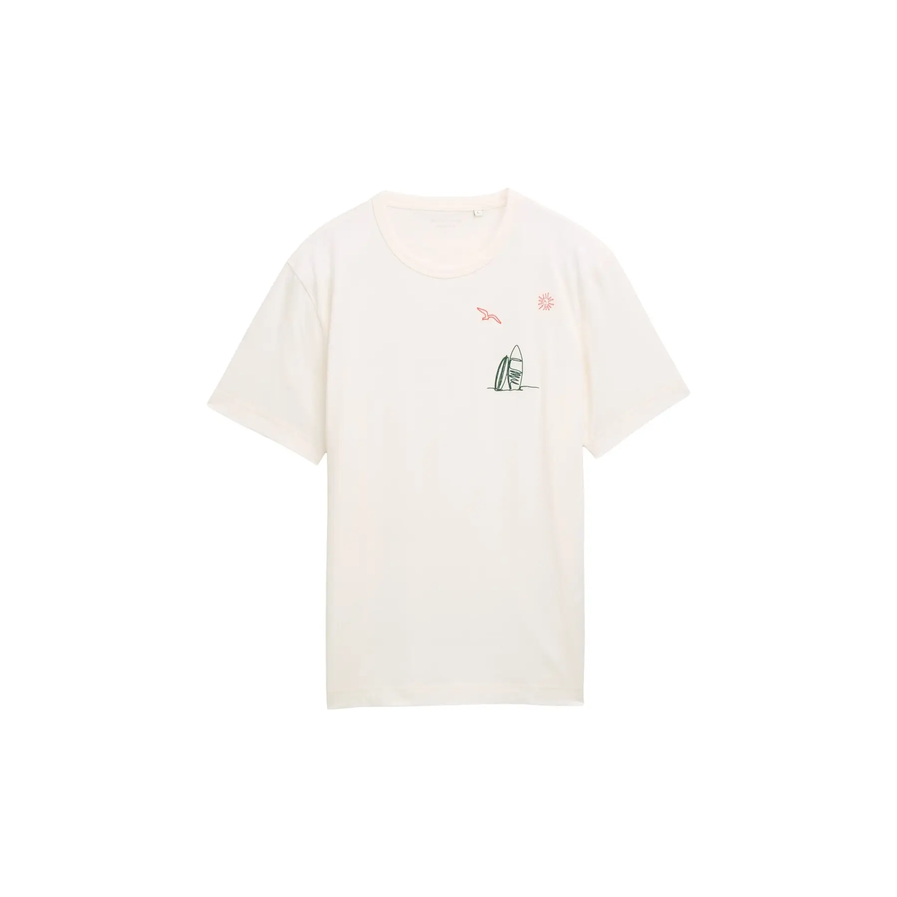 T-Shirt mit Stickereien Tom Tailor