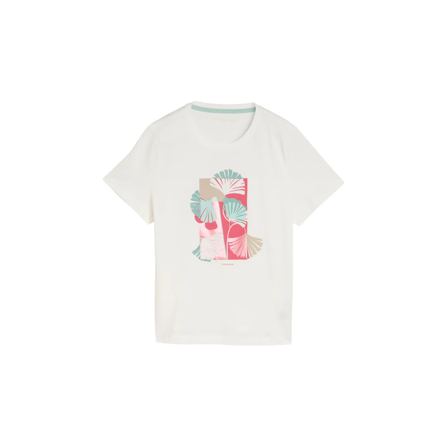Damen T-Shirt Mit Druck Vorne Tom Tailor